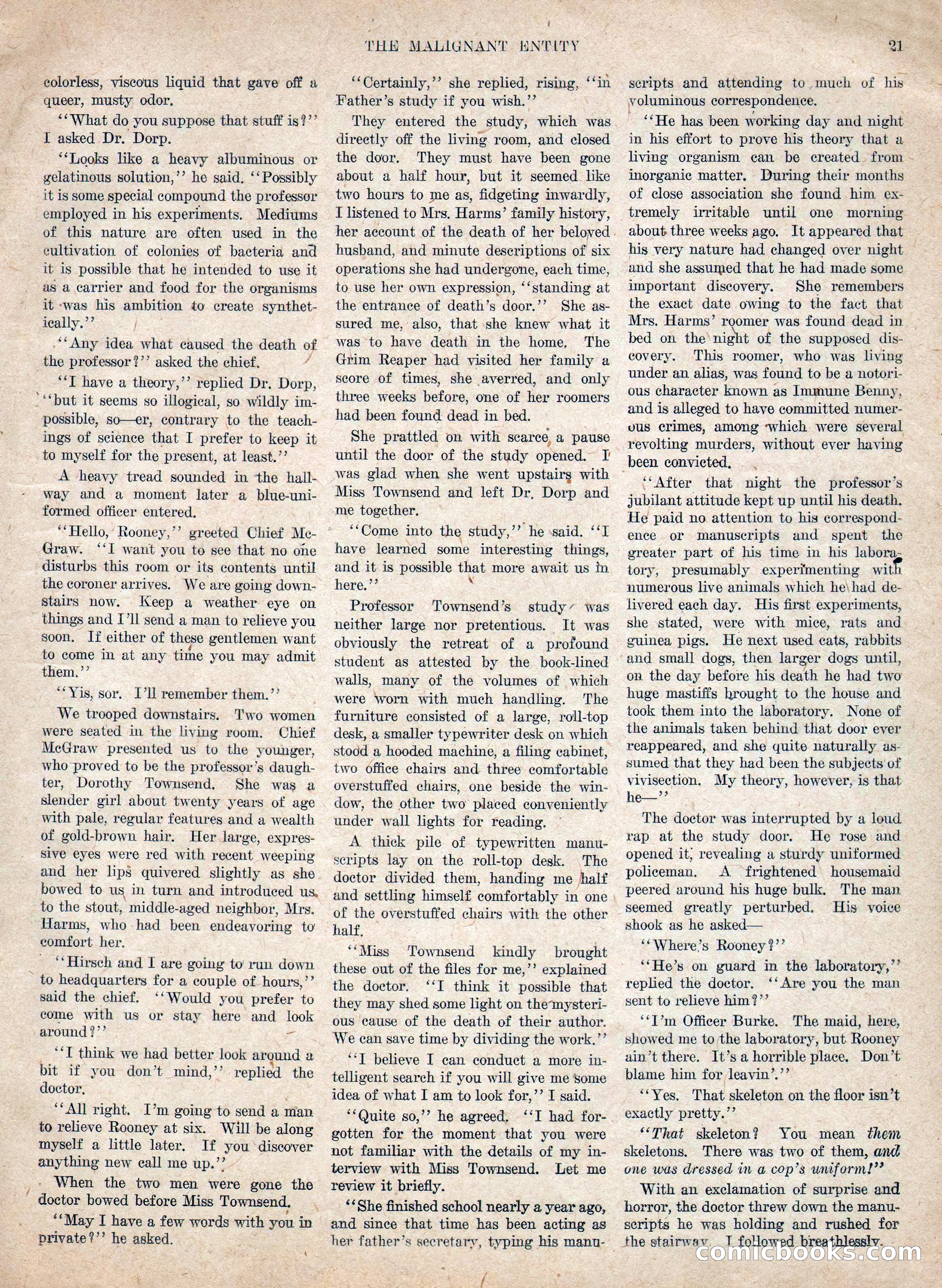 Weird Tales, Vol. IV, No. 2 — page 23 of 196