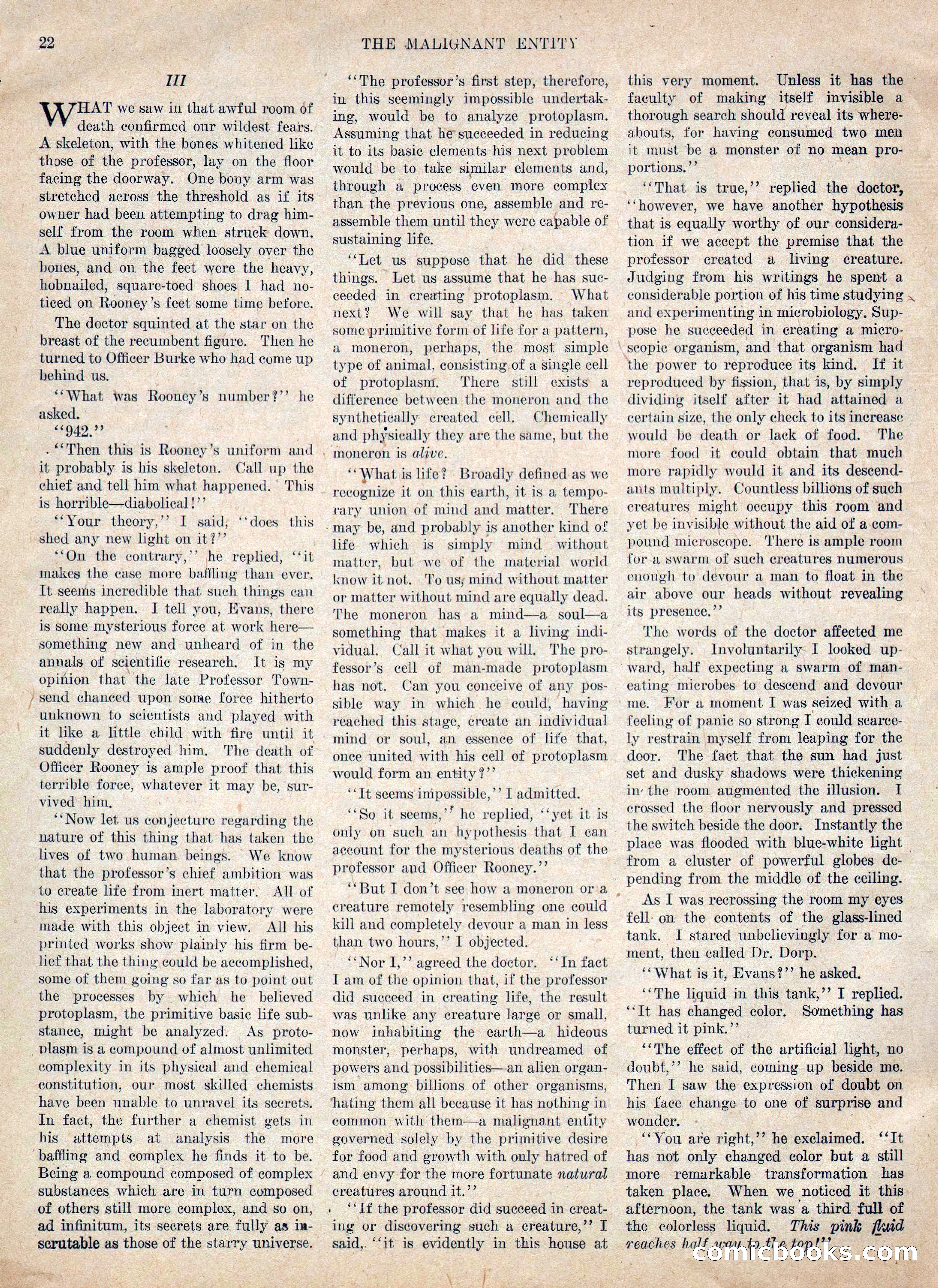 Weird Tales, Vol. IV, No. 2 — page 24 of 196