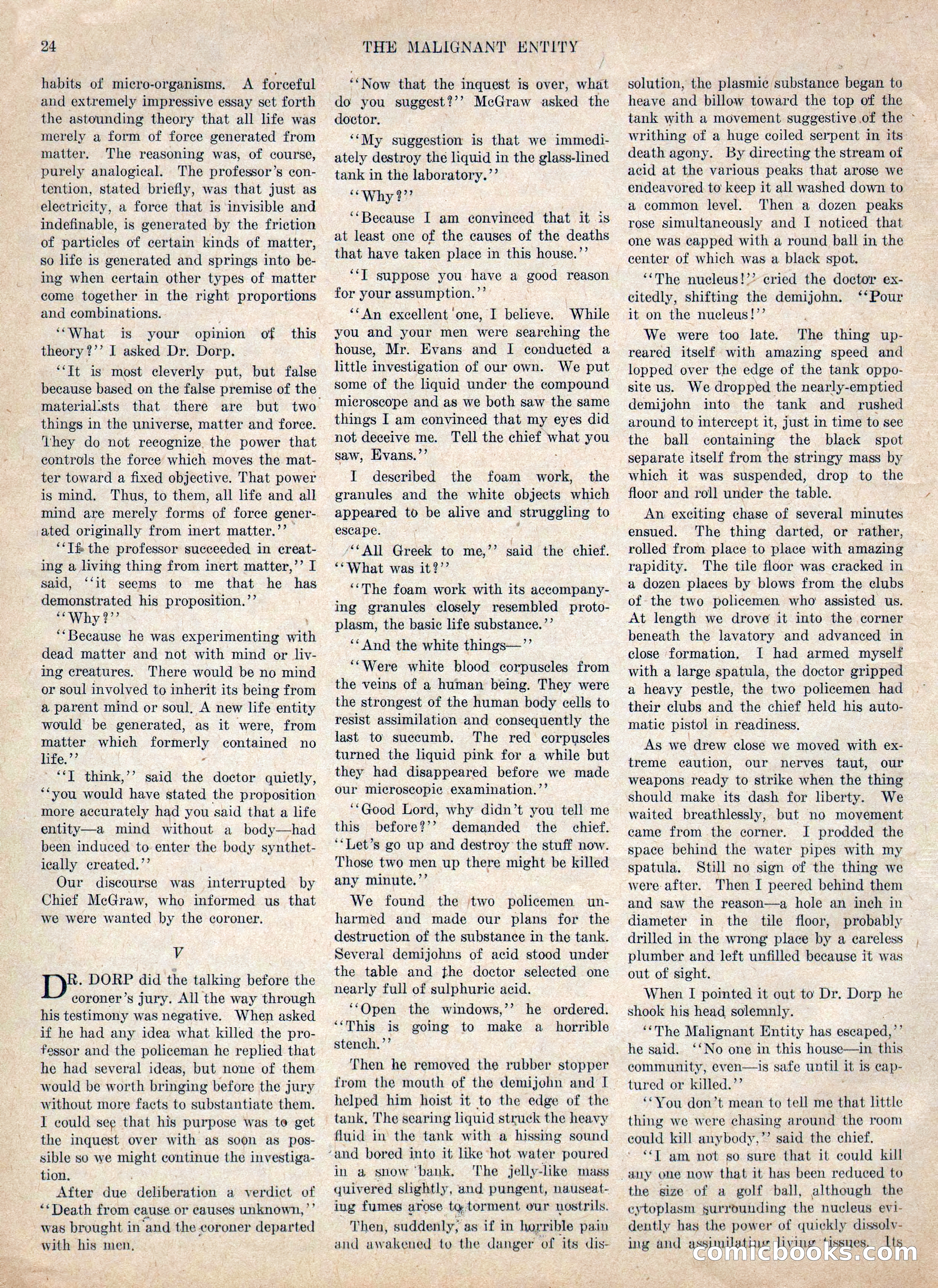 Weird Tales, Vol. IV, No. 2 — page 26 of 196