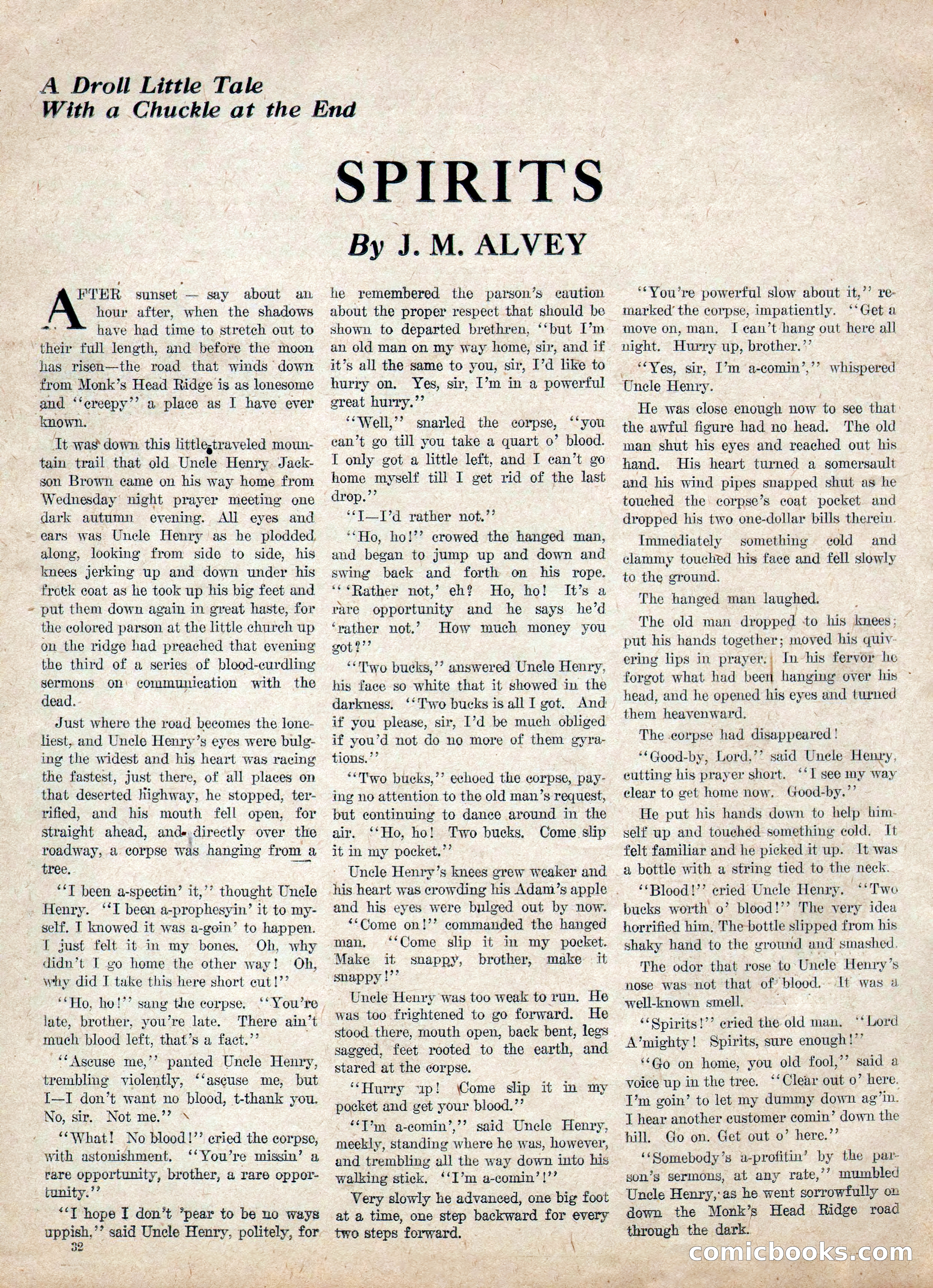 Weird Tales, Vol. IV, No. 2 — page 34 of 196
