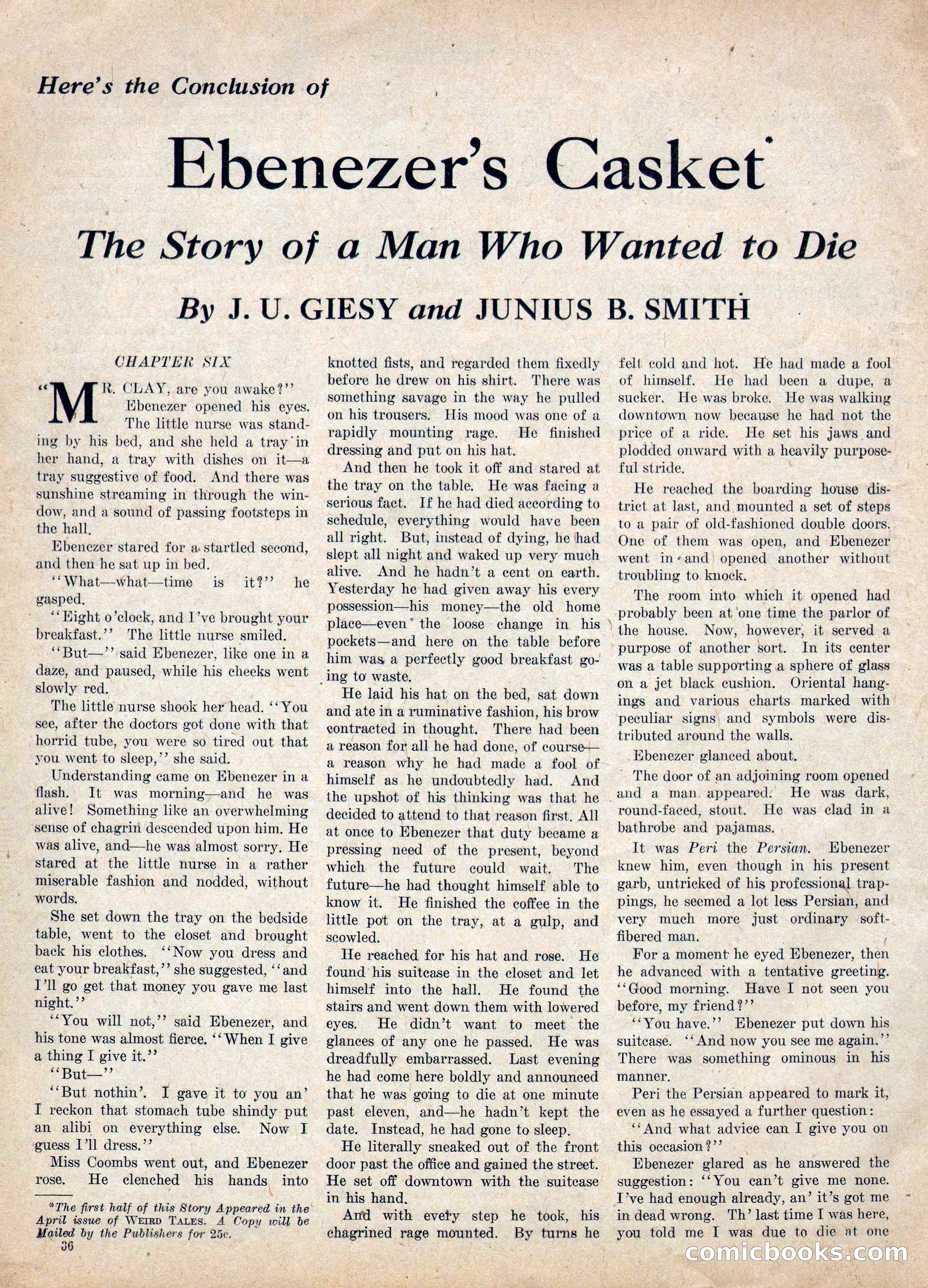 Weird Tales, Vol. IV, No. 2 — page 38 of 196