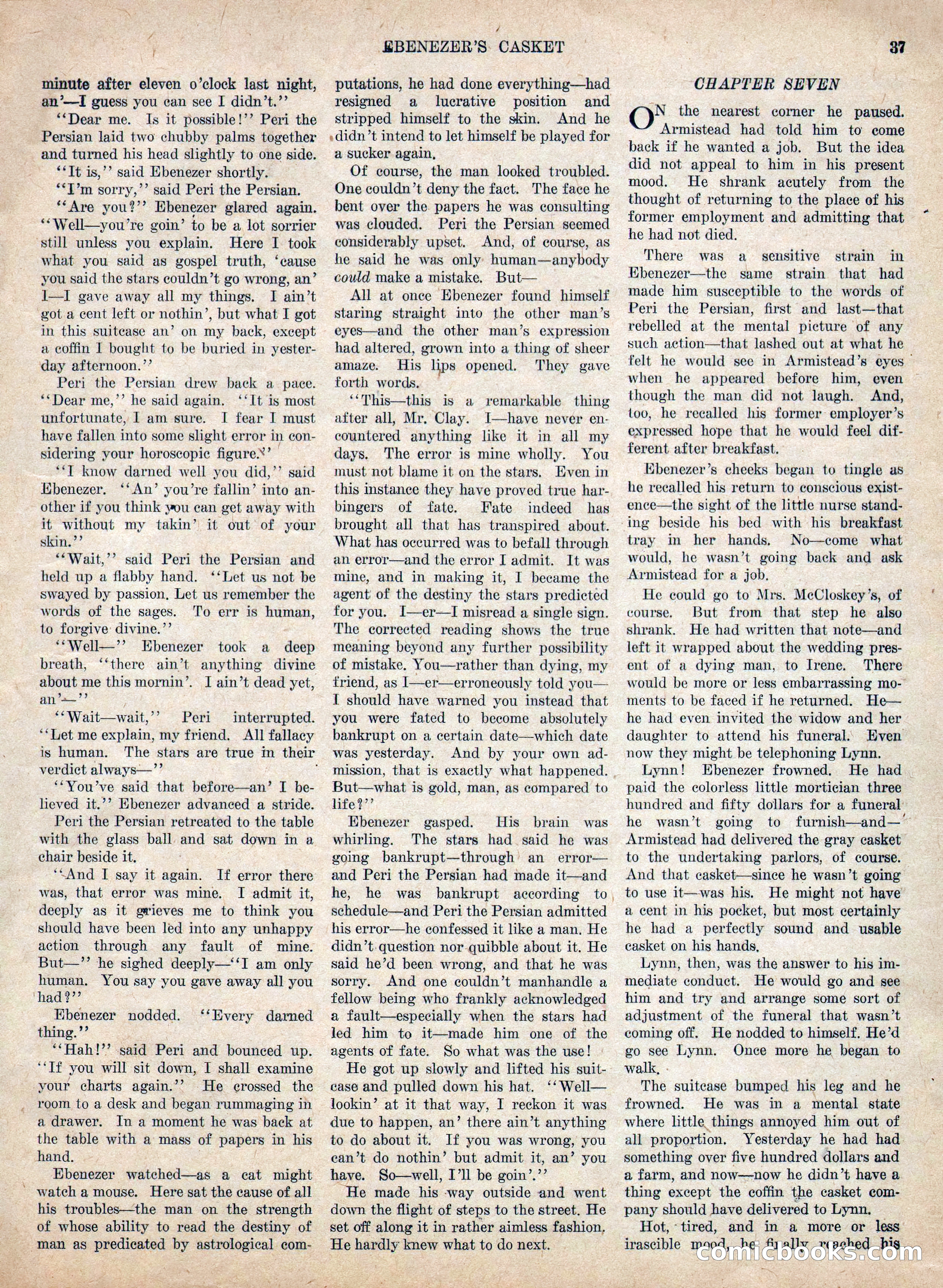 Weird Tales, Vol. IV, No. 2 — page 39 of 196