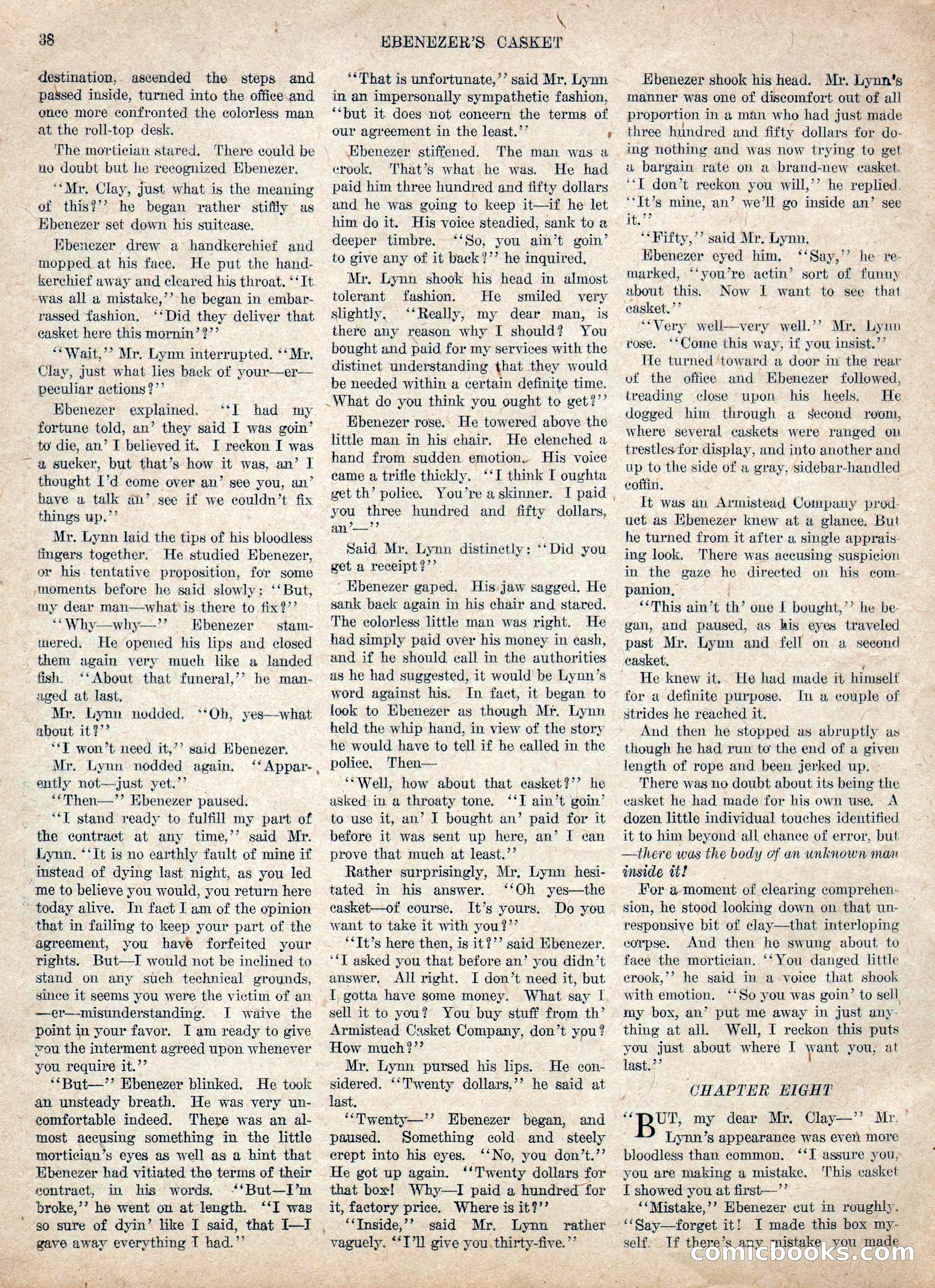 Weird Tales, Vol. IV, No. 2 — page 40 of 196