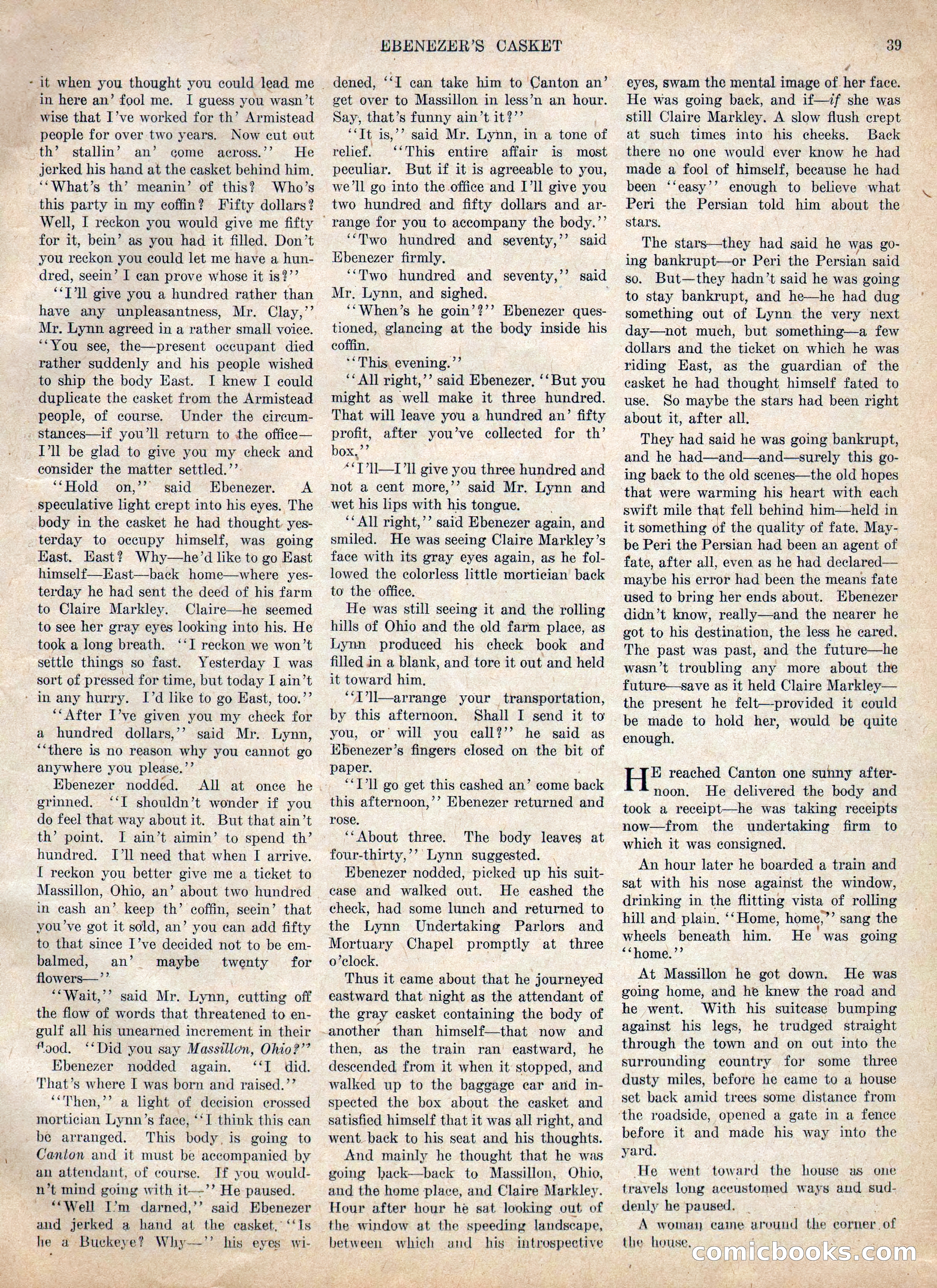 Weird Tales, Vol. IV, No. 2 — page 41 of 196