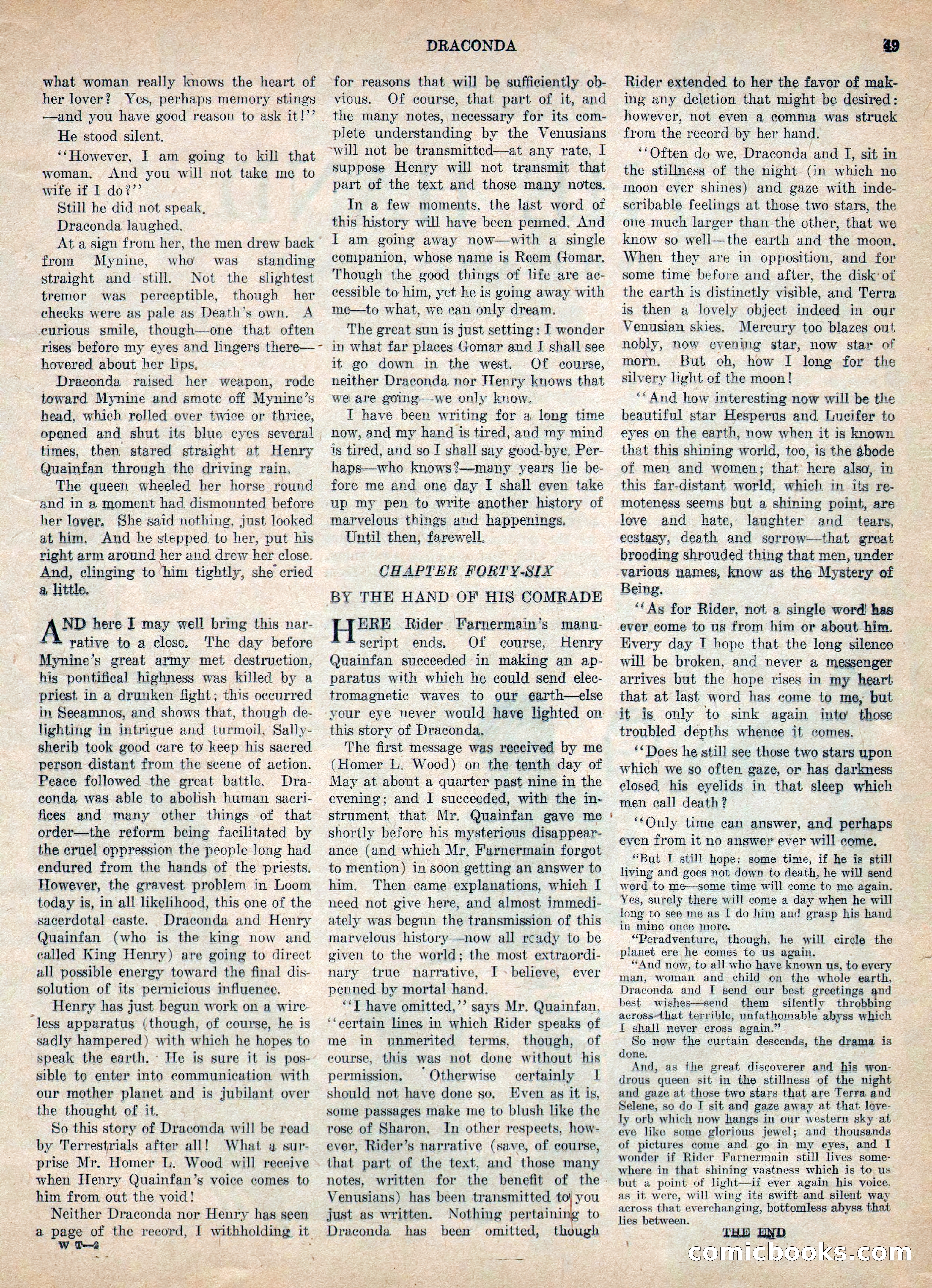 Weird Tales, Vol. IV, No. 2 — page 51 of 196