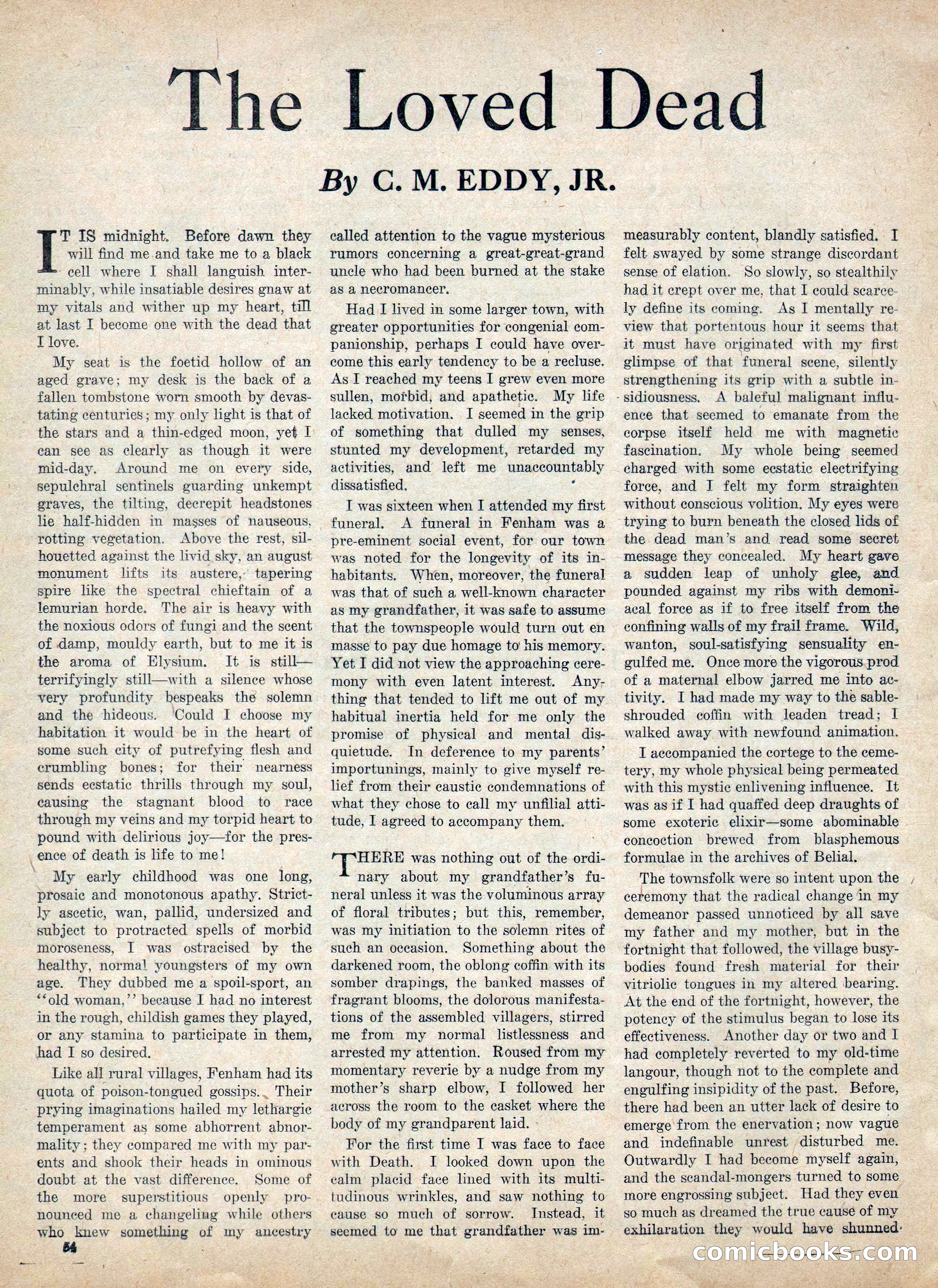 Weird Tales, Vol. IV, No. 2 — page 56 of 196