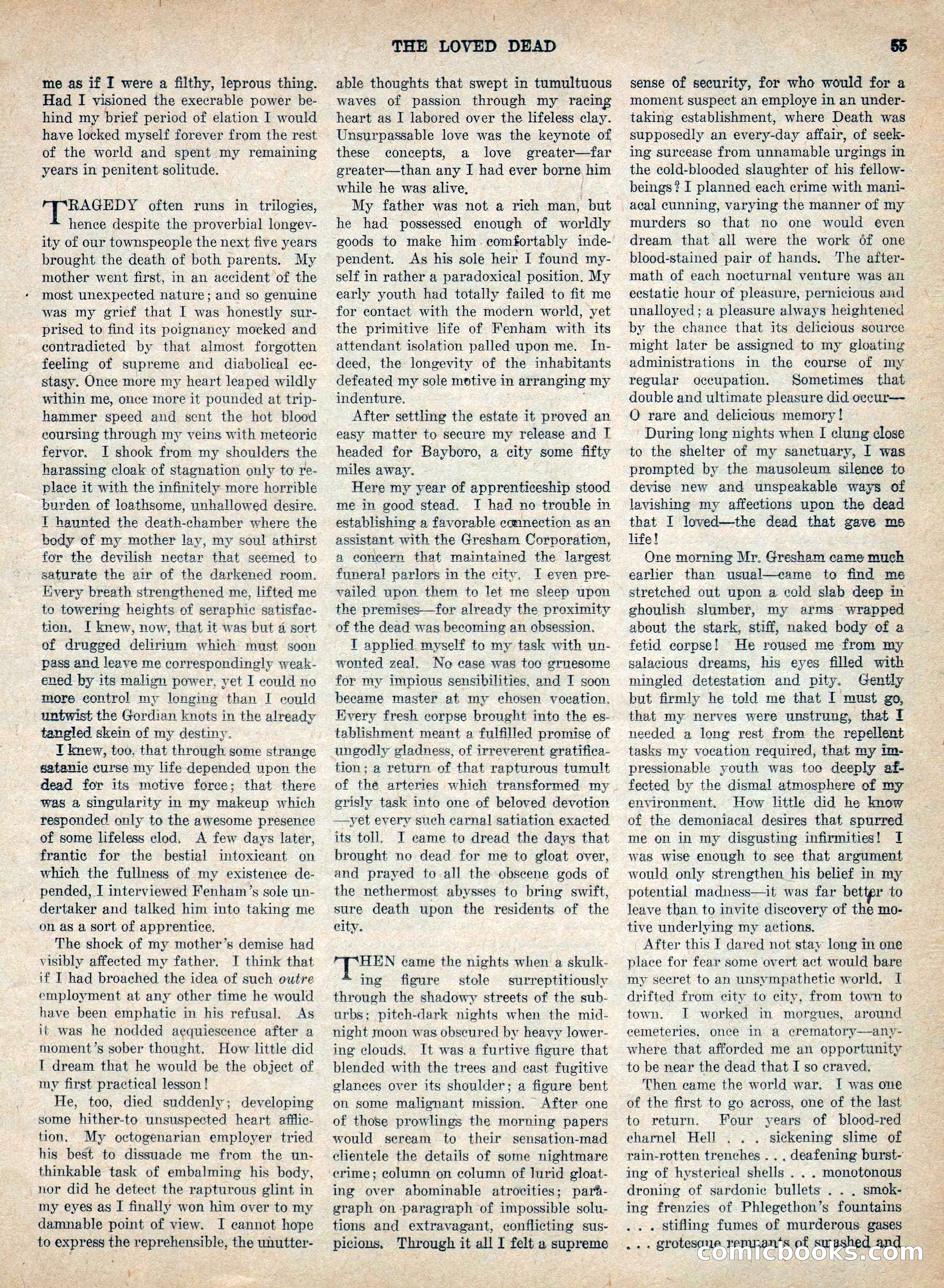 Weird Tales, Vol. IV, No. 2 — page 57 of 196