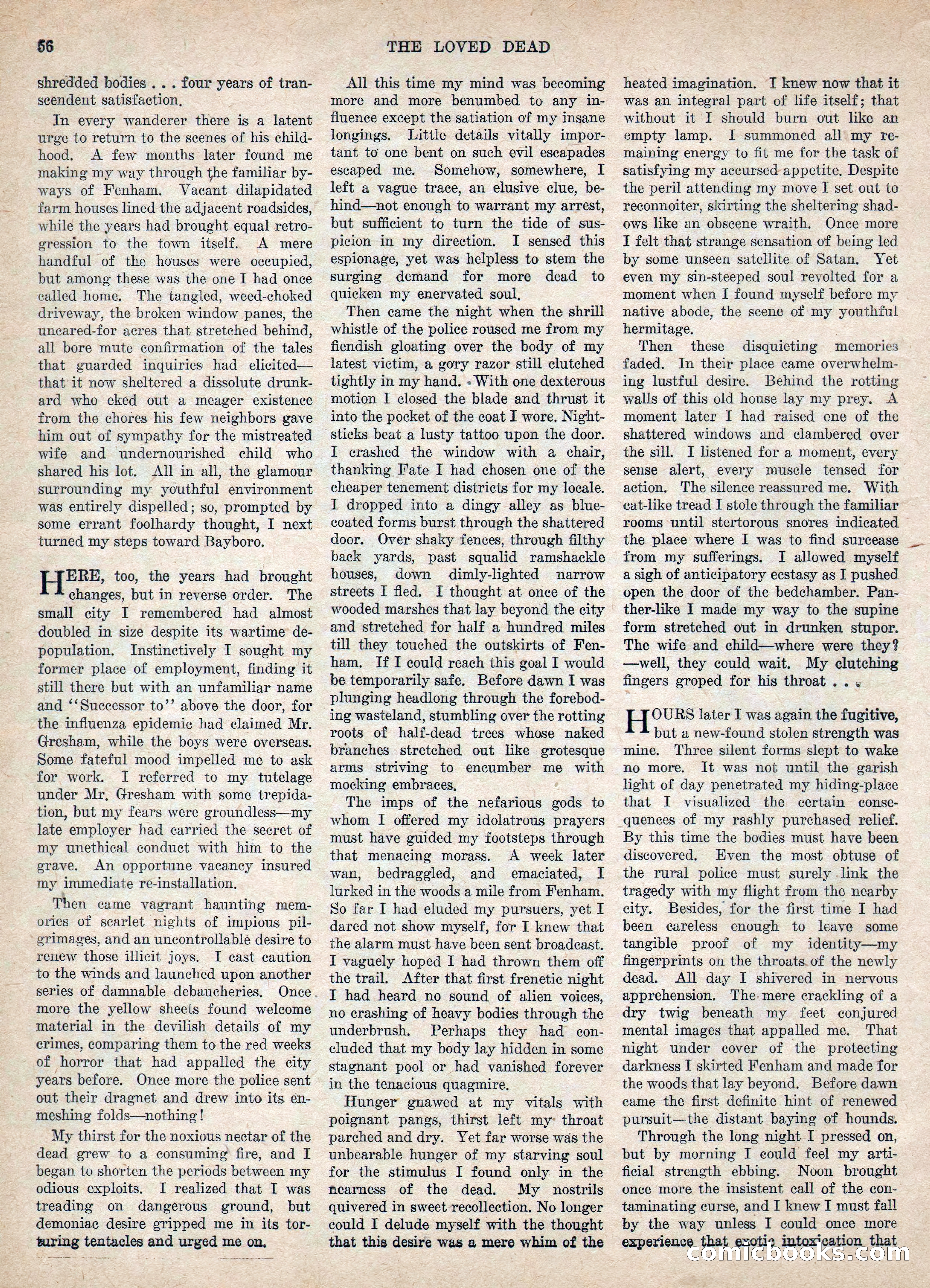 Weird Tales, Vol. IV, No. 2 — page 58 of 196