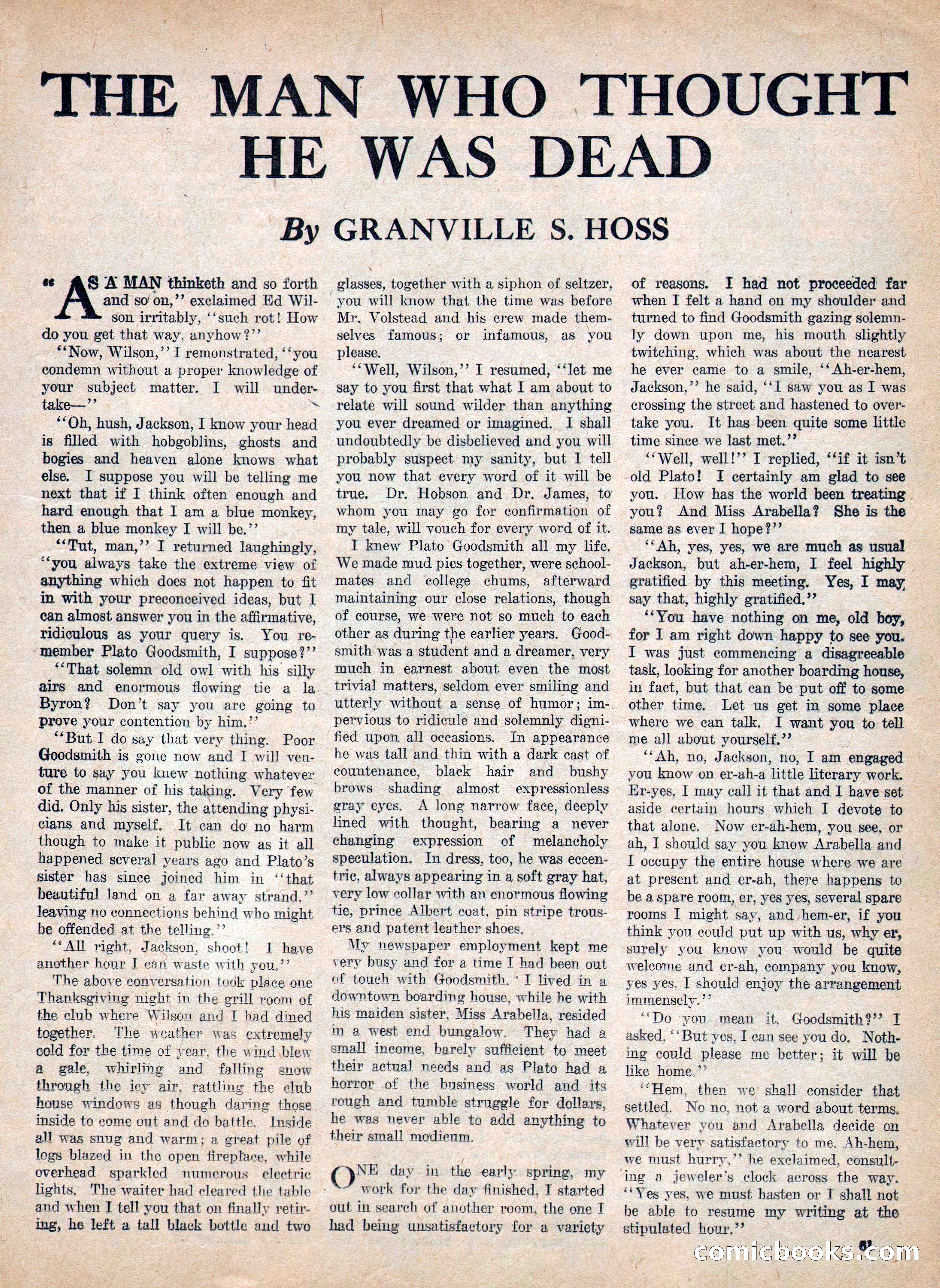 Weird Tales, Vol. IV, No. 2 — page 63 of 196
