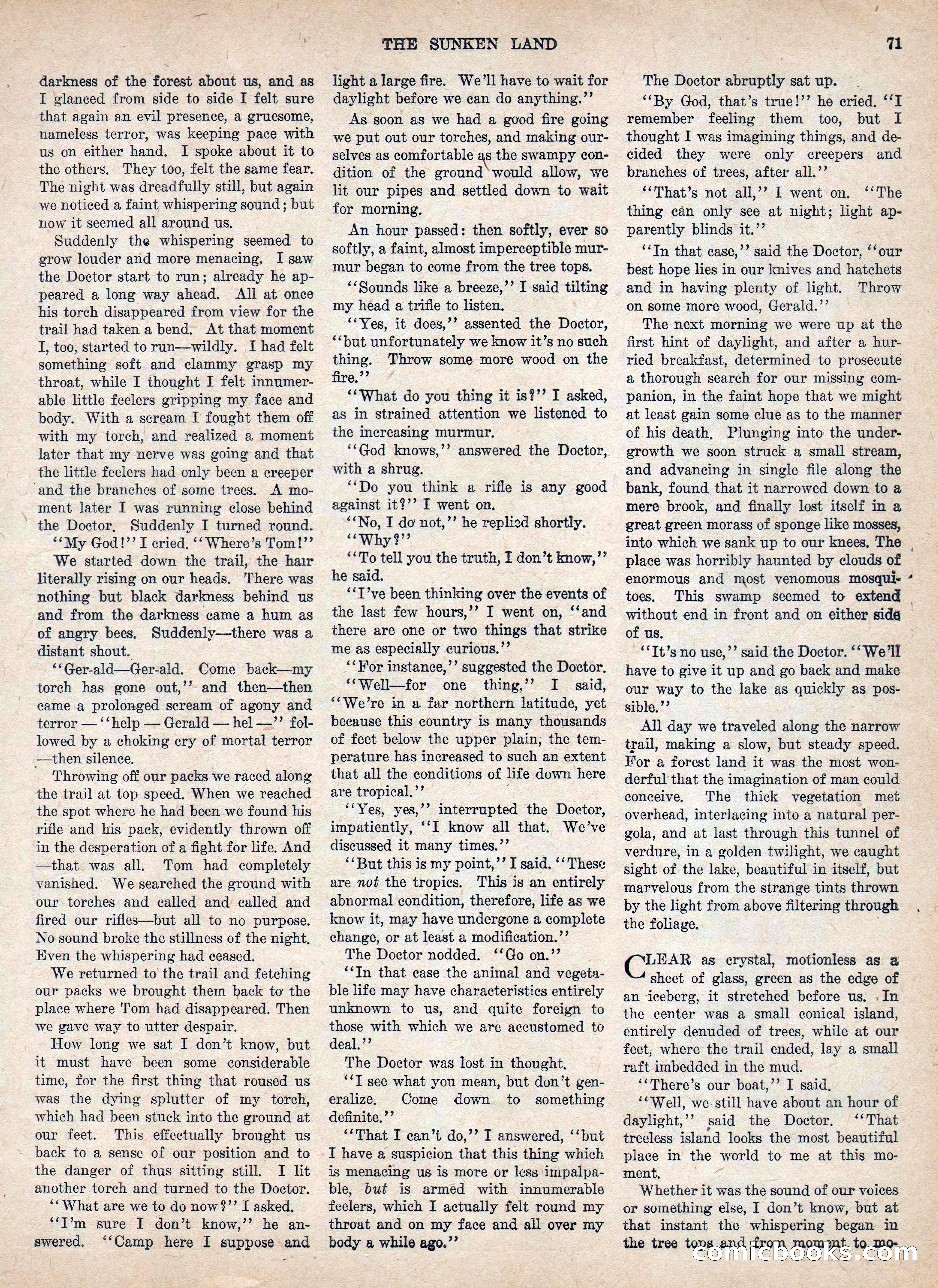 Weird Tales, Vol. IV, No. 2 — page 73 of 196