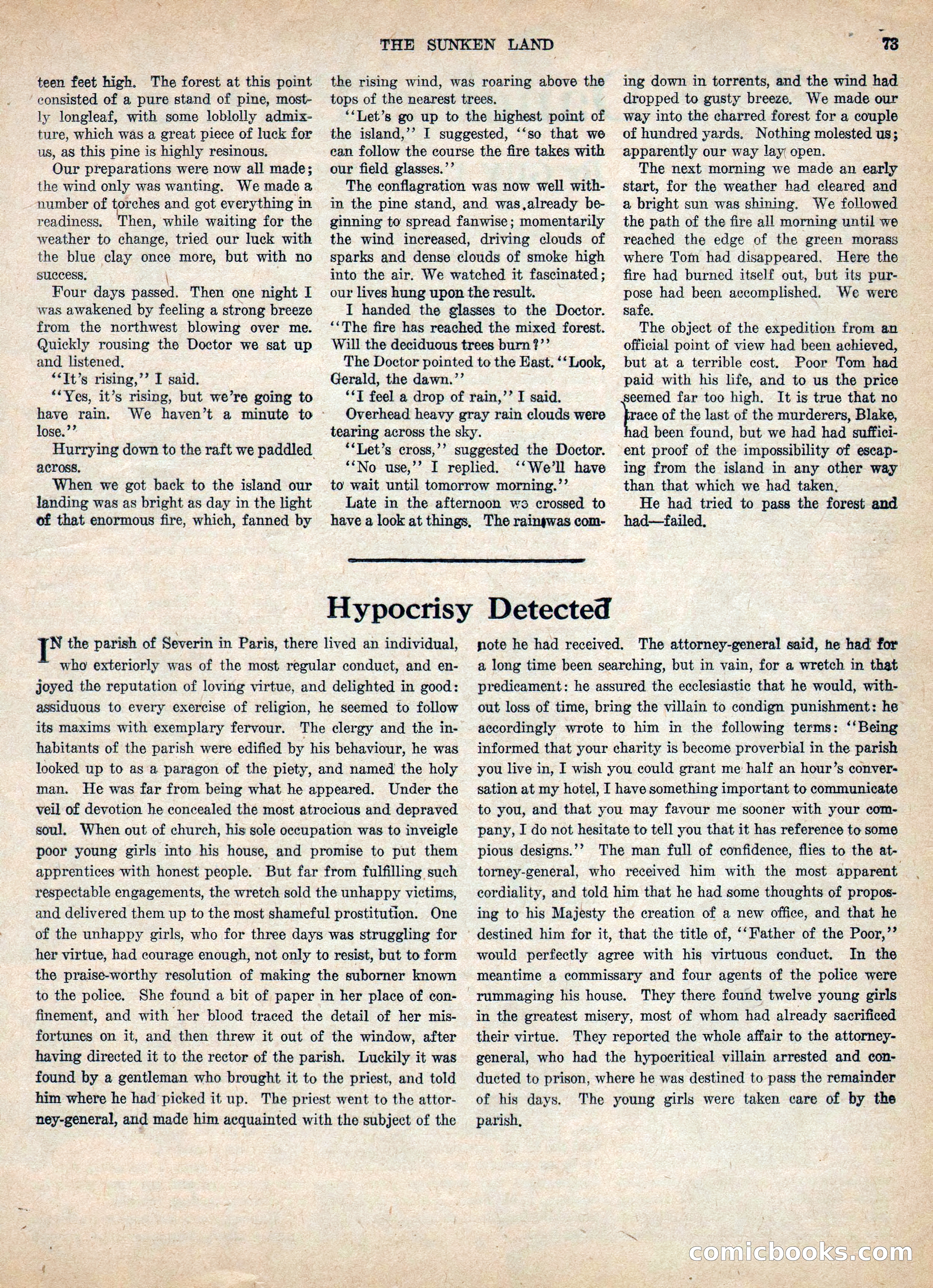 Weird Tales, Vol. IV, No. 2 — page 75 of 196