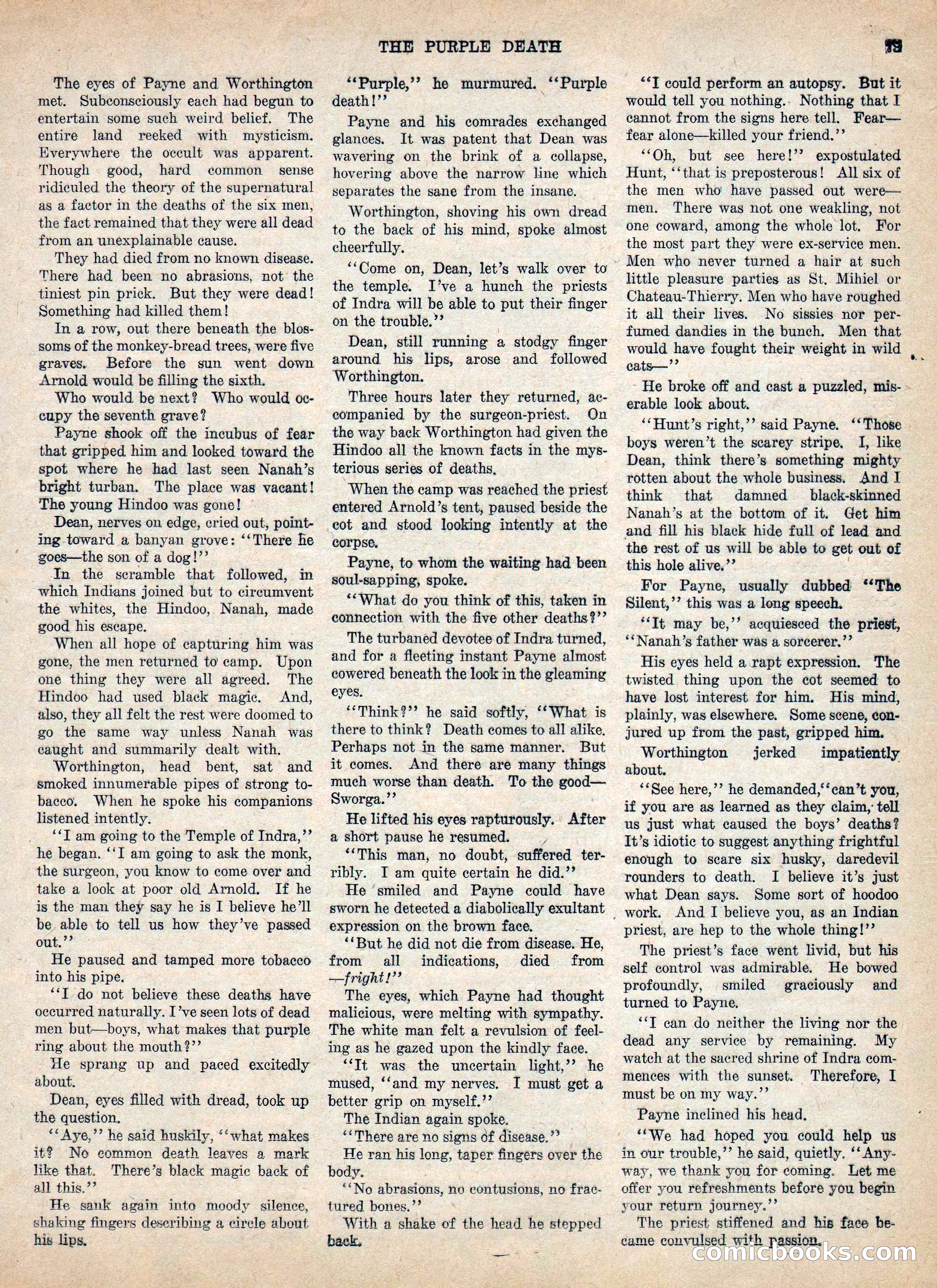 Weird Tales, Vol. IV, No. 2 — page 81 of 196