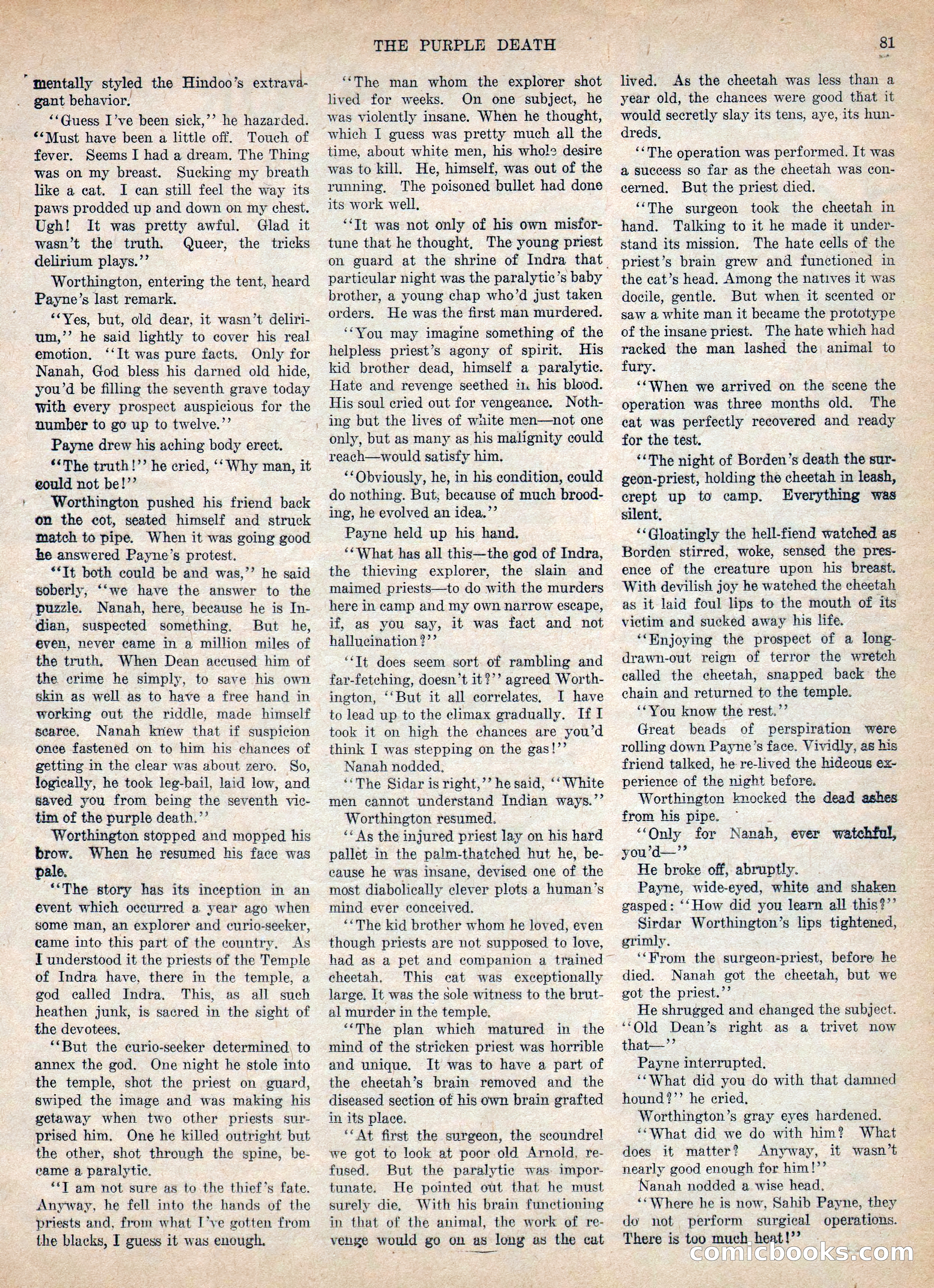 Weird Tales, Vol. IV, No. 2 — page 83 of 196