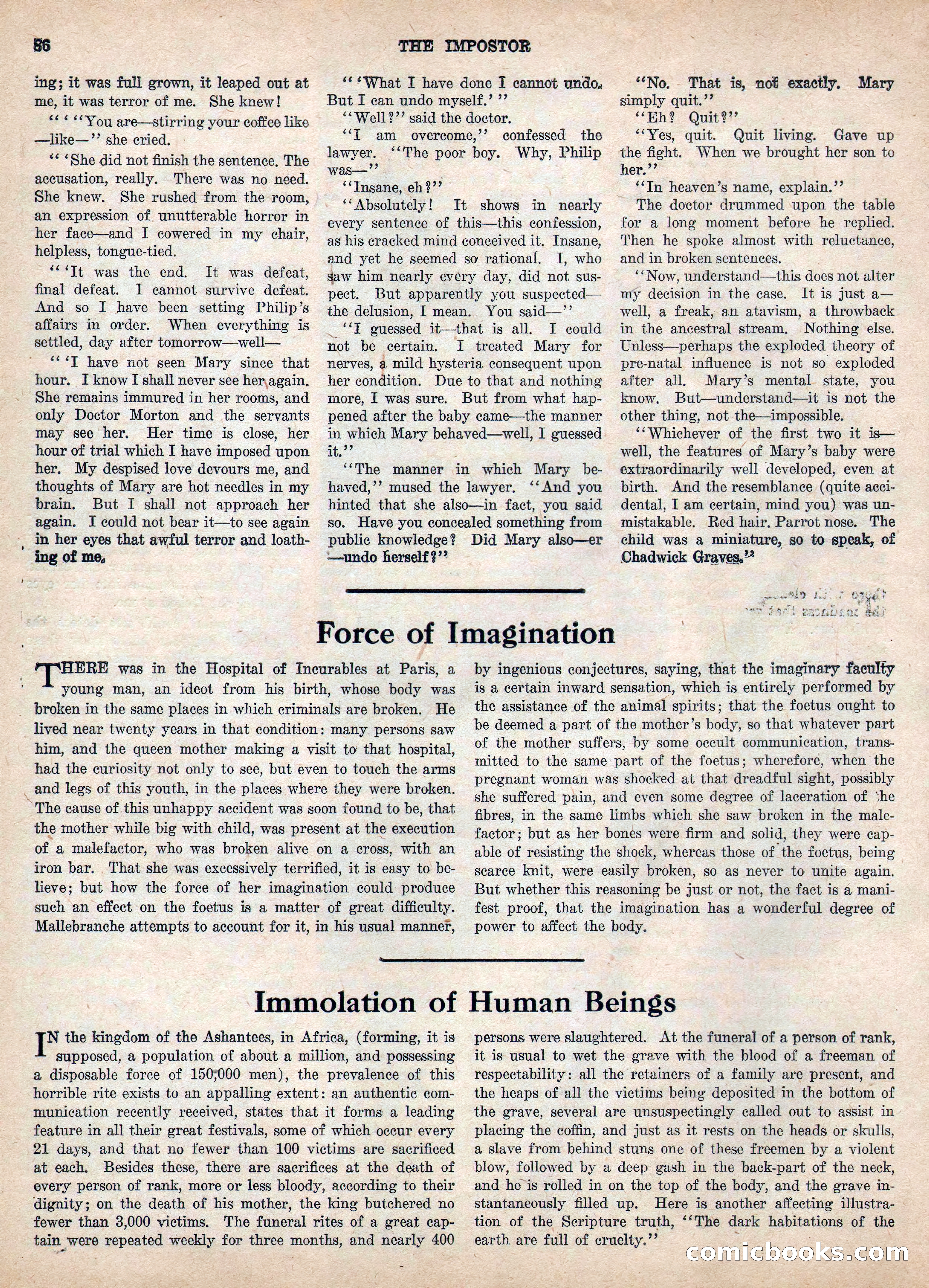 Weird Tales, Vol. IV, No. 2 — page 88 of 196