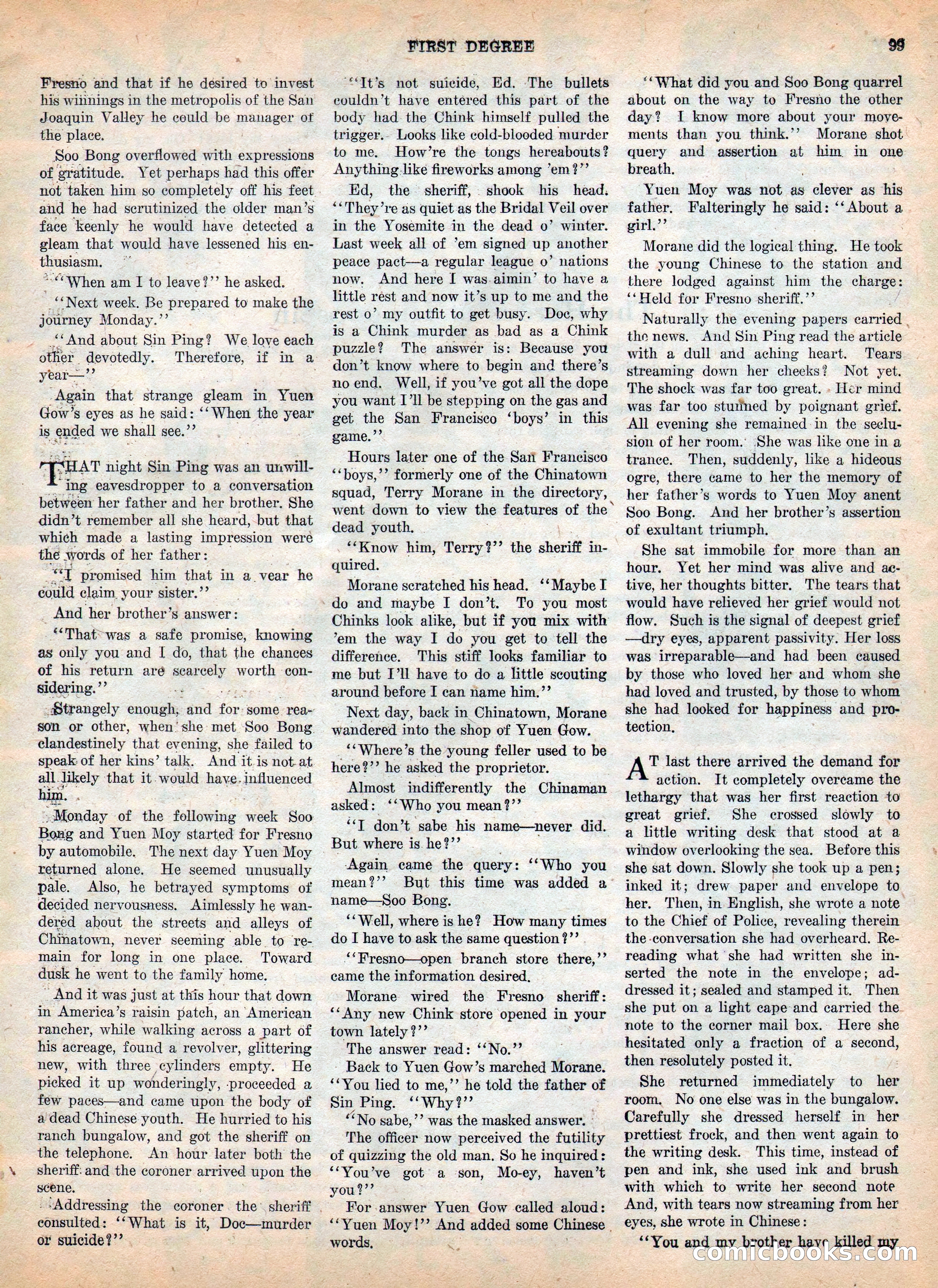 Weird Tales, Vol. IV, No. 2 — page 101 of 196