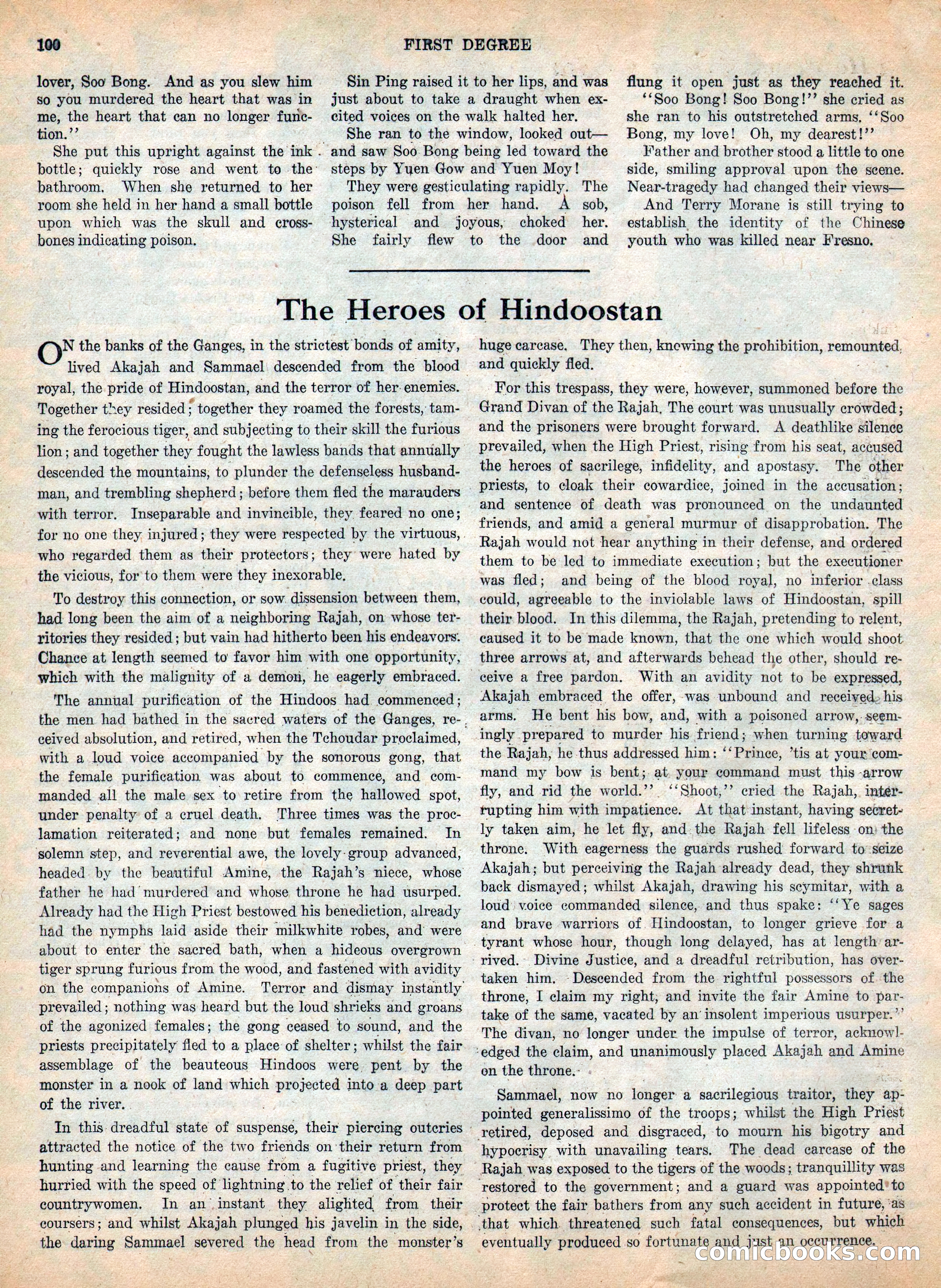 Weird Tales, Vol. IV, No. 2 — page 102 of 196