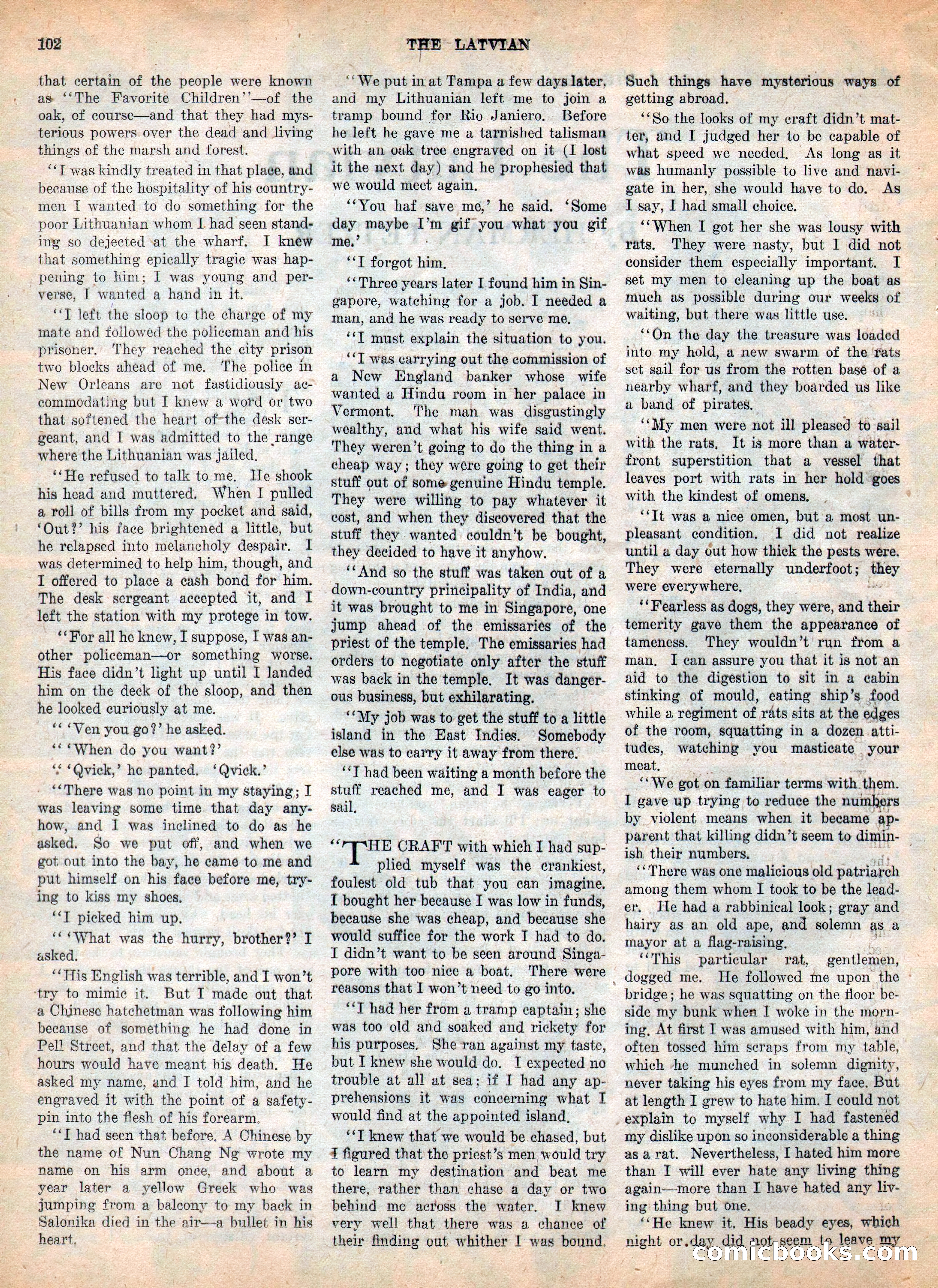 Weird Tales, Vol. IV, No. 2 — page 104 of 196