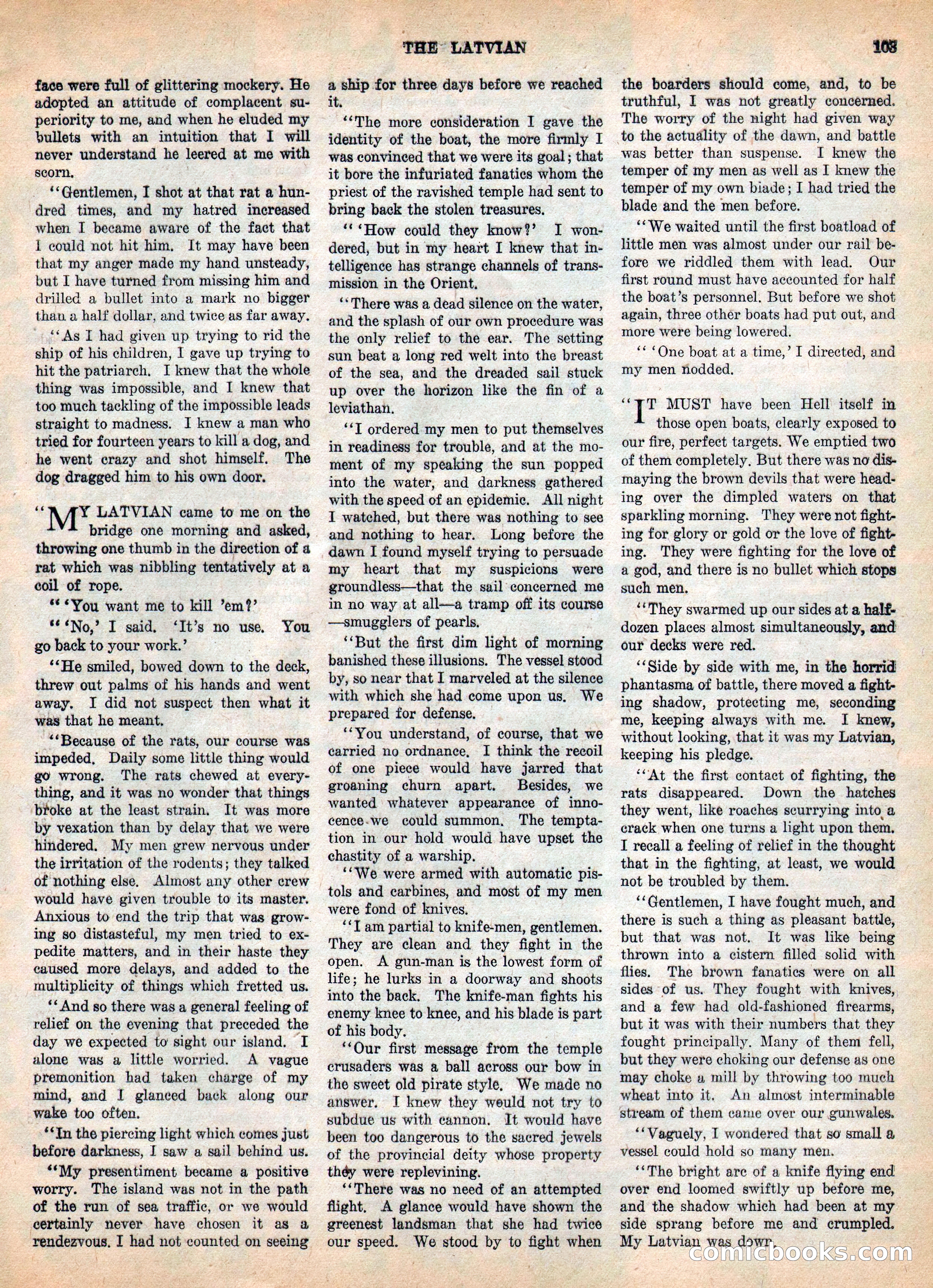 Weird Tales, Vol. IV, No. 2 — page 105 of 196