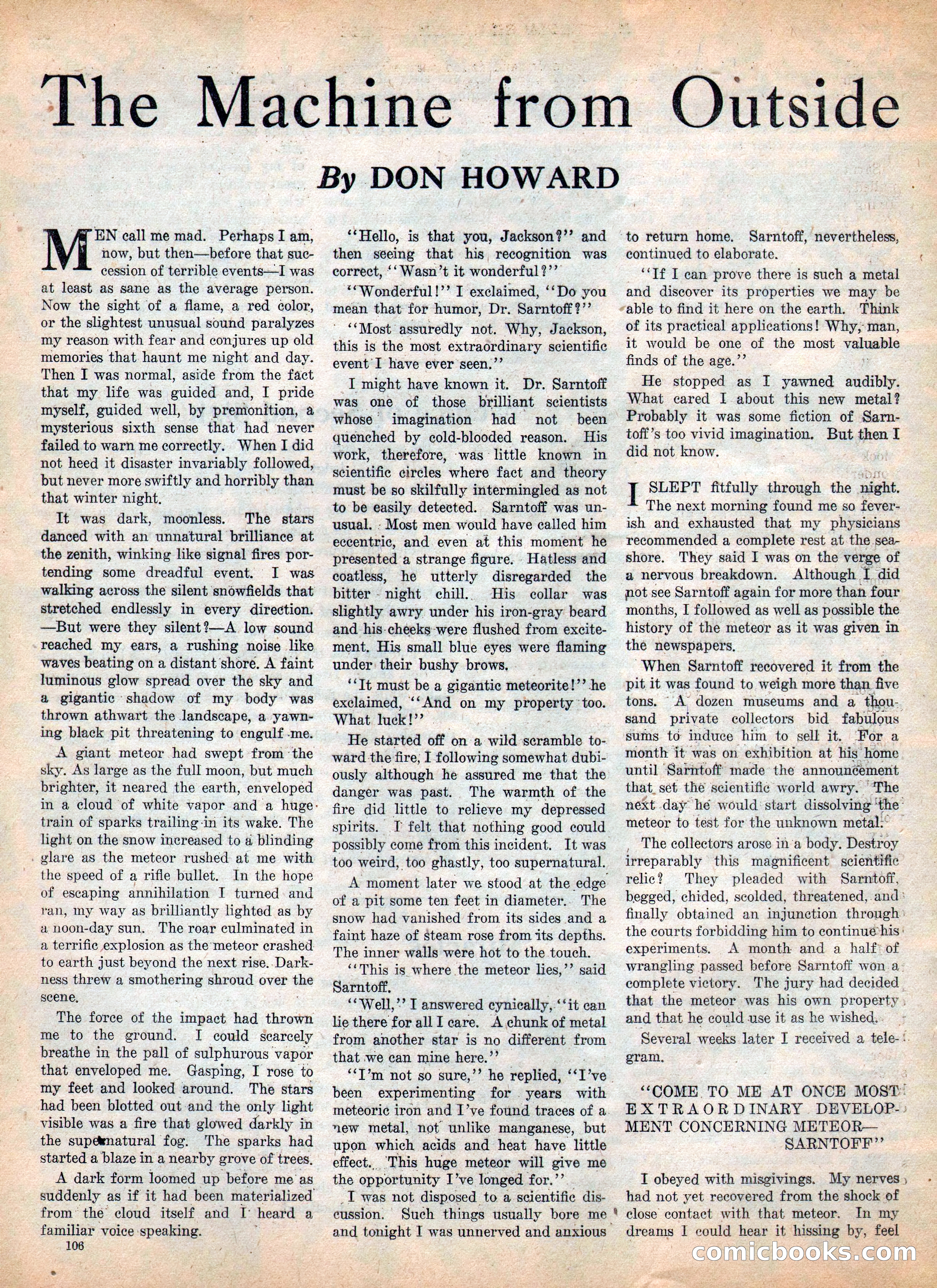 Weird Tales, Vol. IV, No. 2 — page 108 of 196