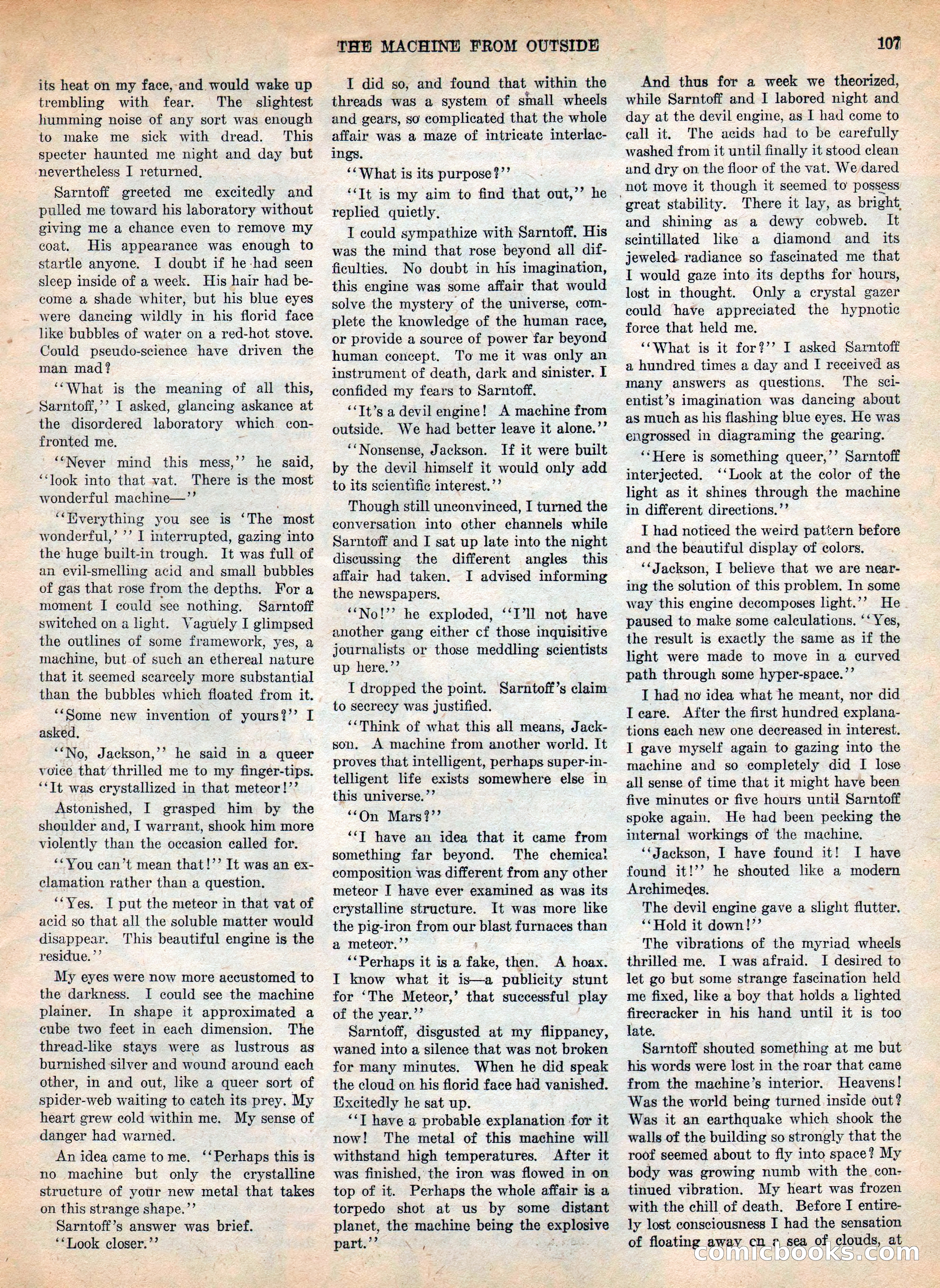 Weird Tales, Vol. IV, No. 2 — page 109 of 196