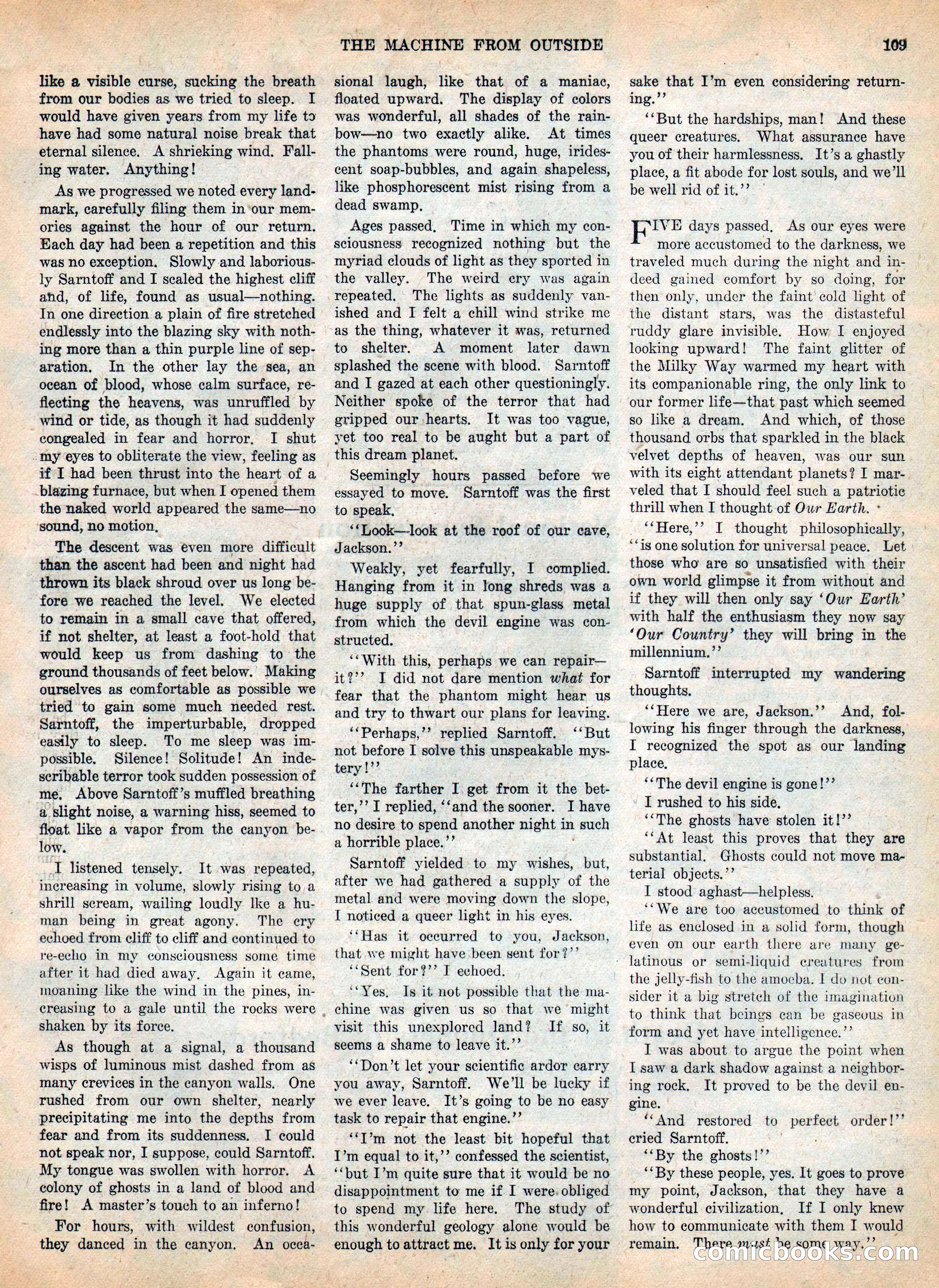 Weird Tales, Vol. IV, No. 2 — page 111 of 196