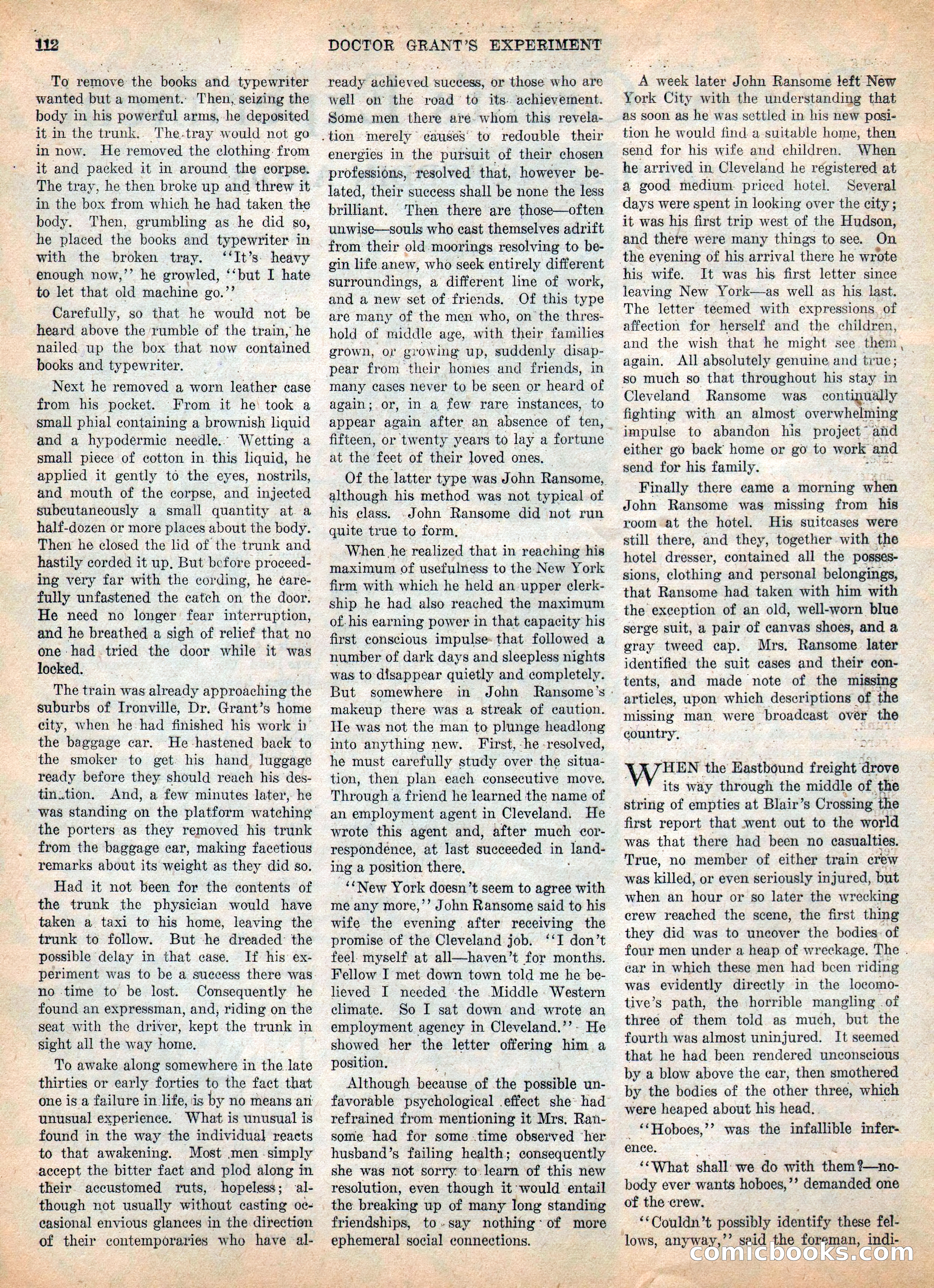 Weird Tales, Vol. IV, No. 2 — page 114 of 196