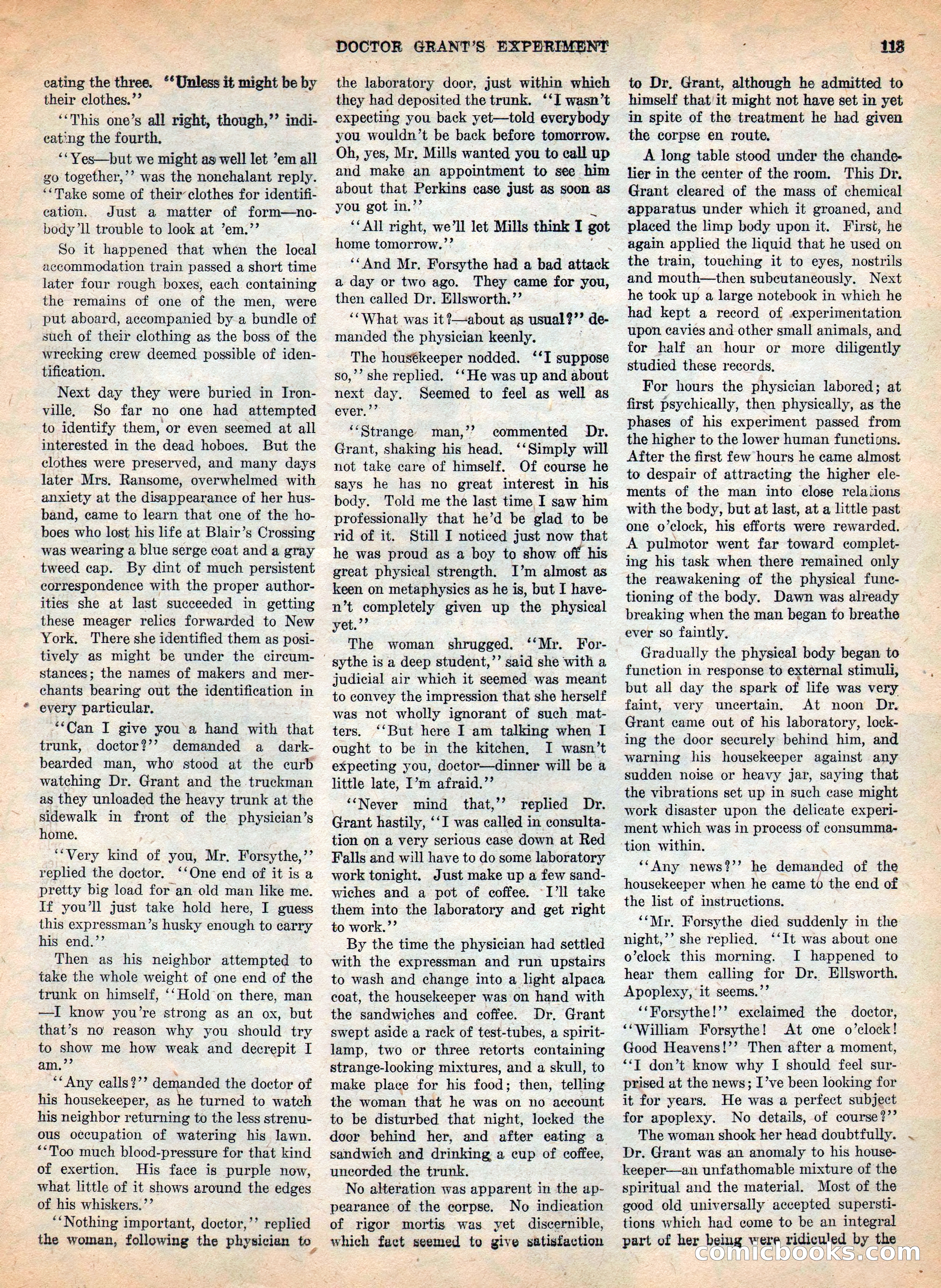 Weird Tales, Vol. IV, No. 2 — page 115 of 196