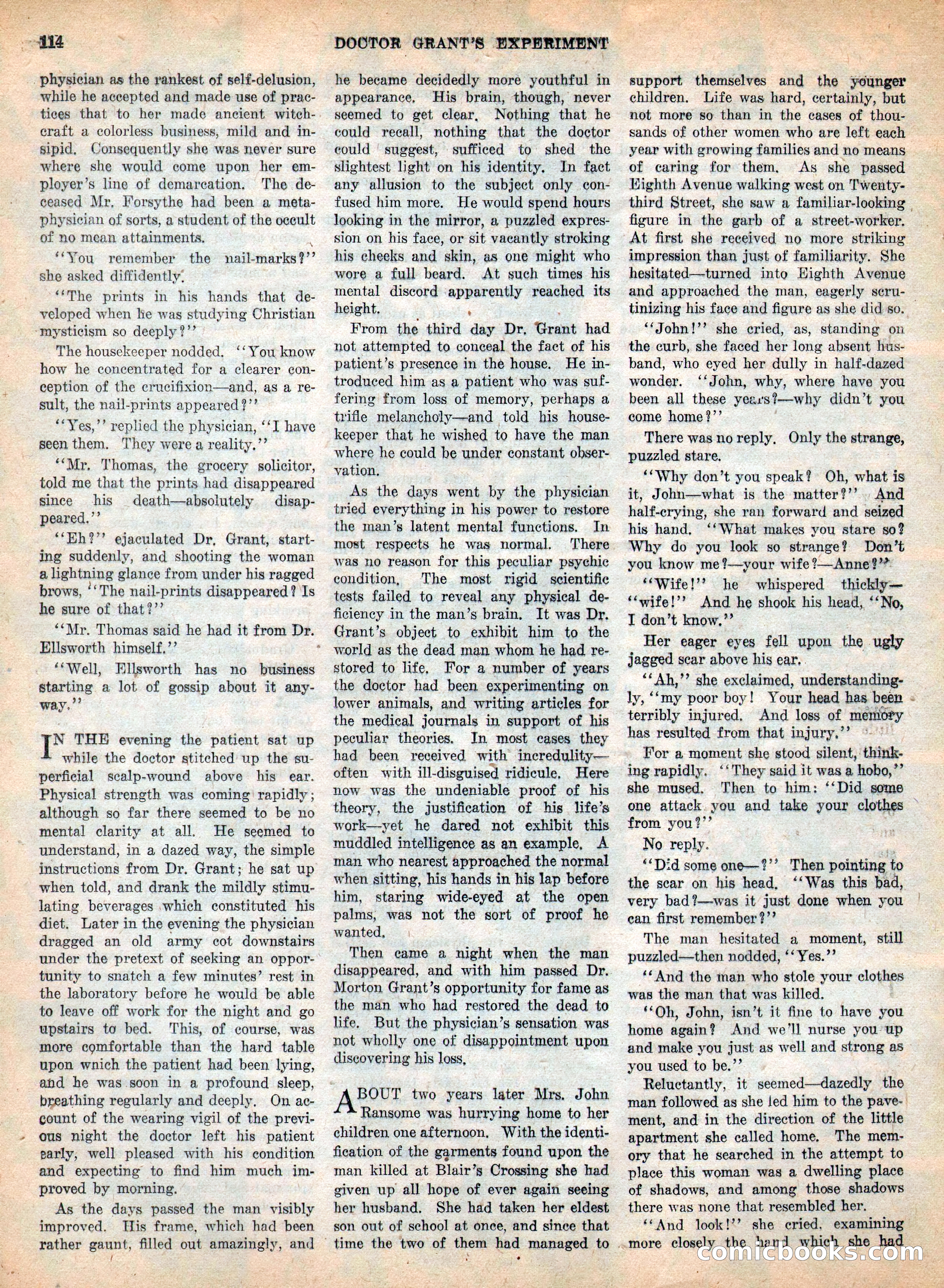 Weird Tales, Vol. IV, No. 2 — page 116 of 196