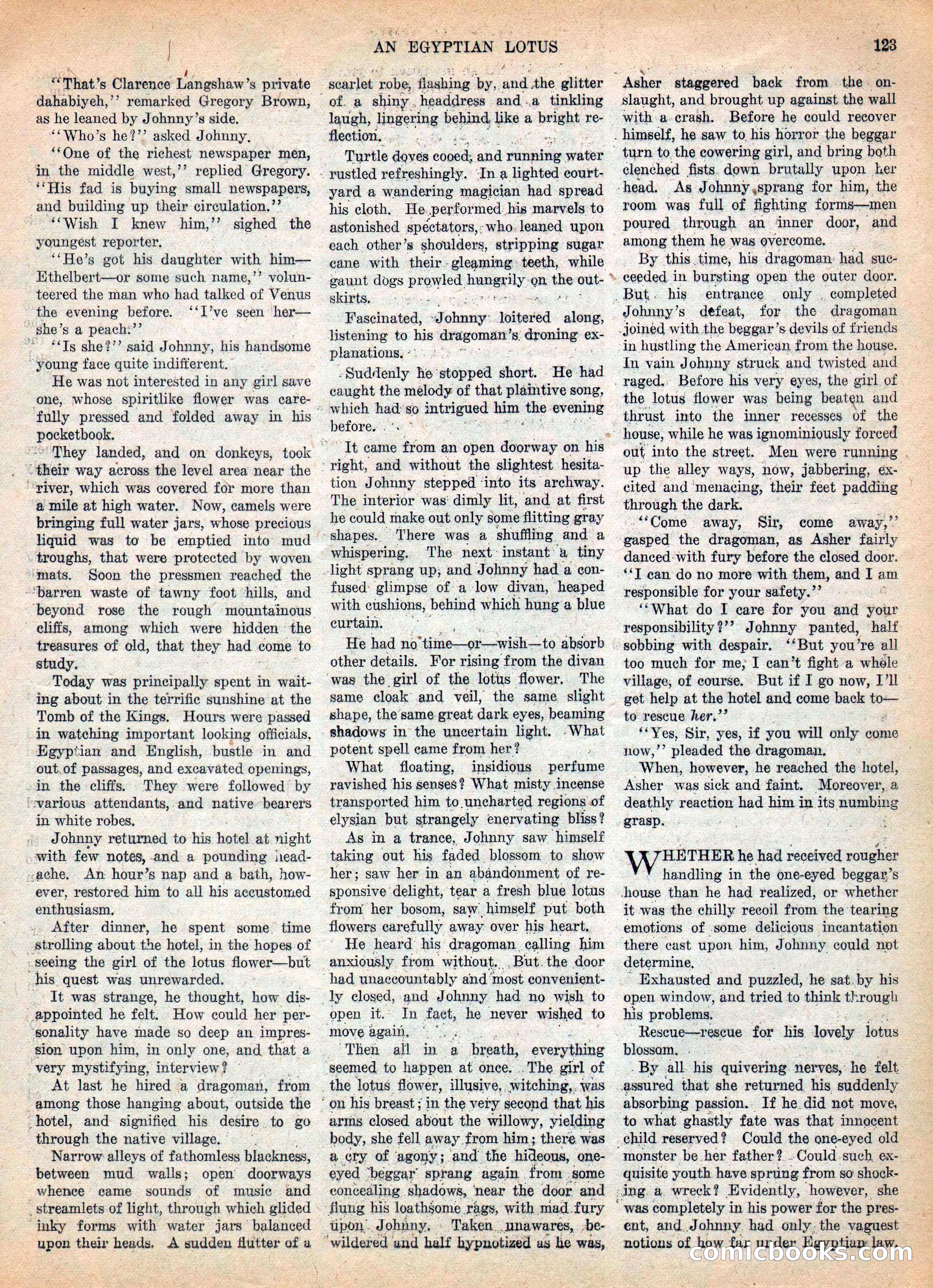 Weird Tales, Vol. IV, No. 2 — page 125 of 196