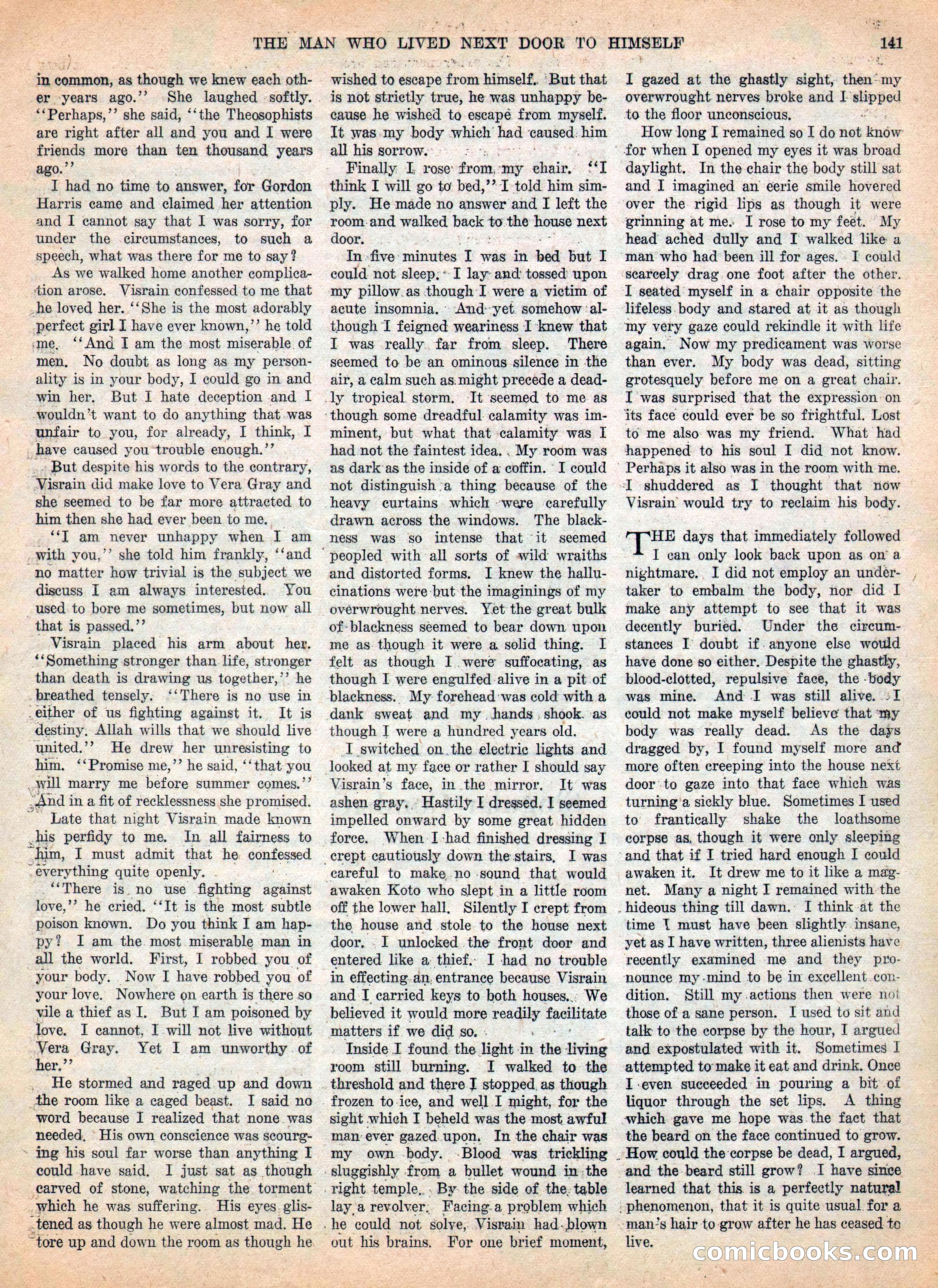 Weird Tales, Vol. IV, No. 2 — page 143 of 196