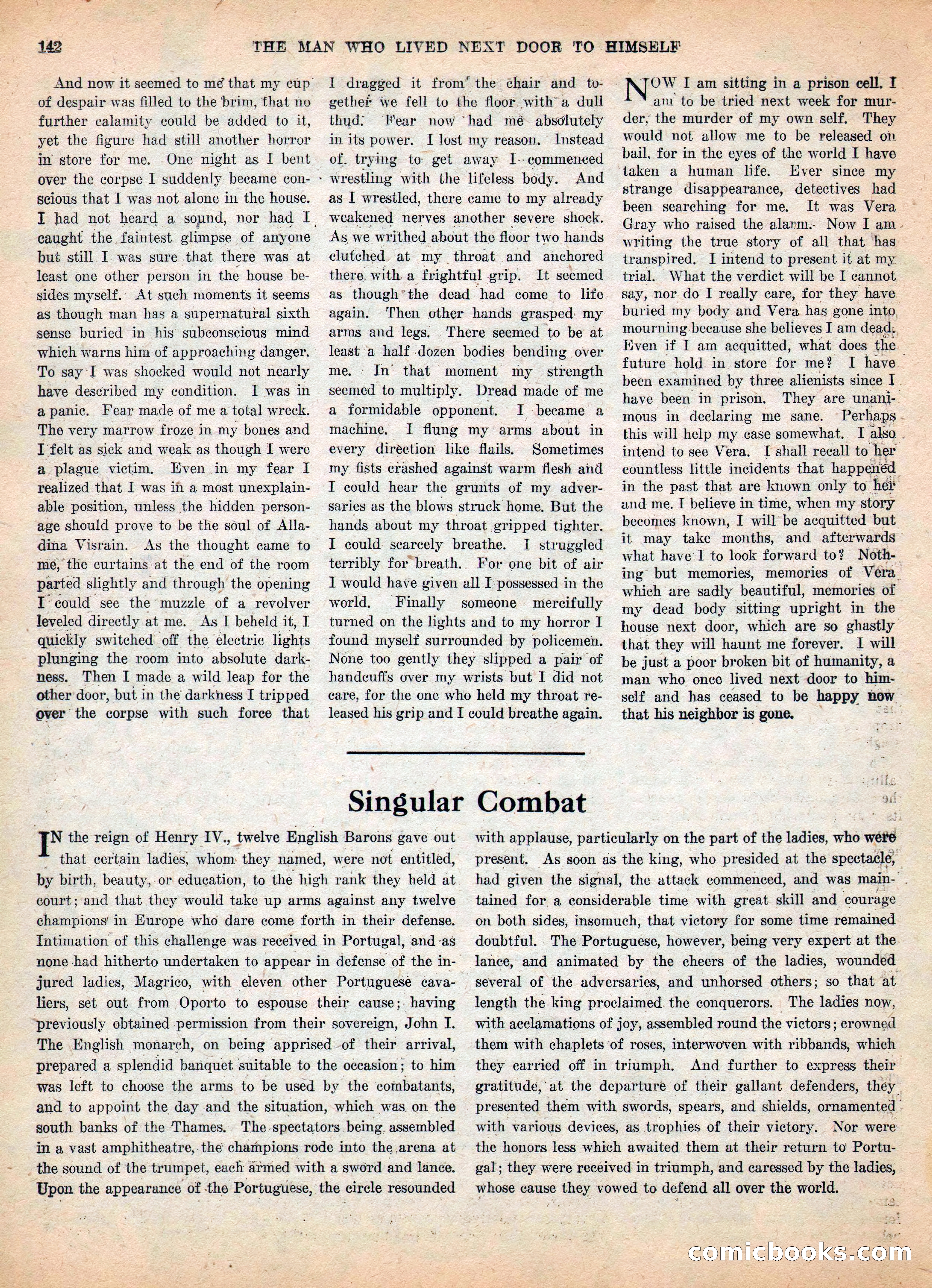 Weird Tales, Vol. IV, No. 2 — page 144 of 196