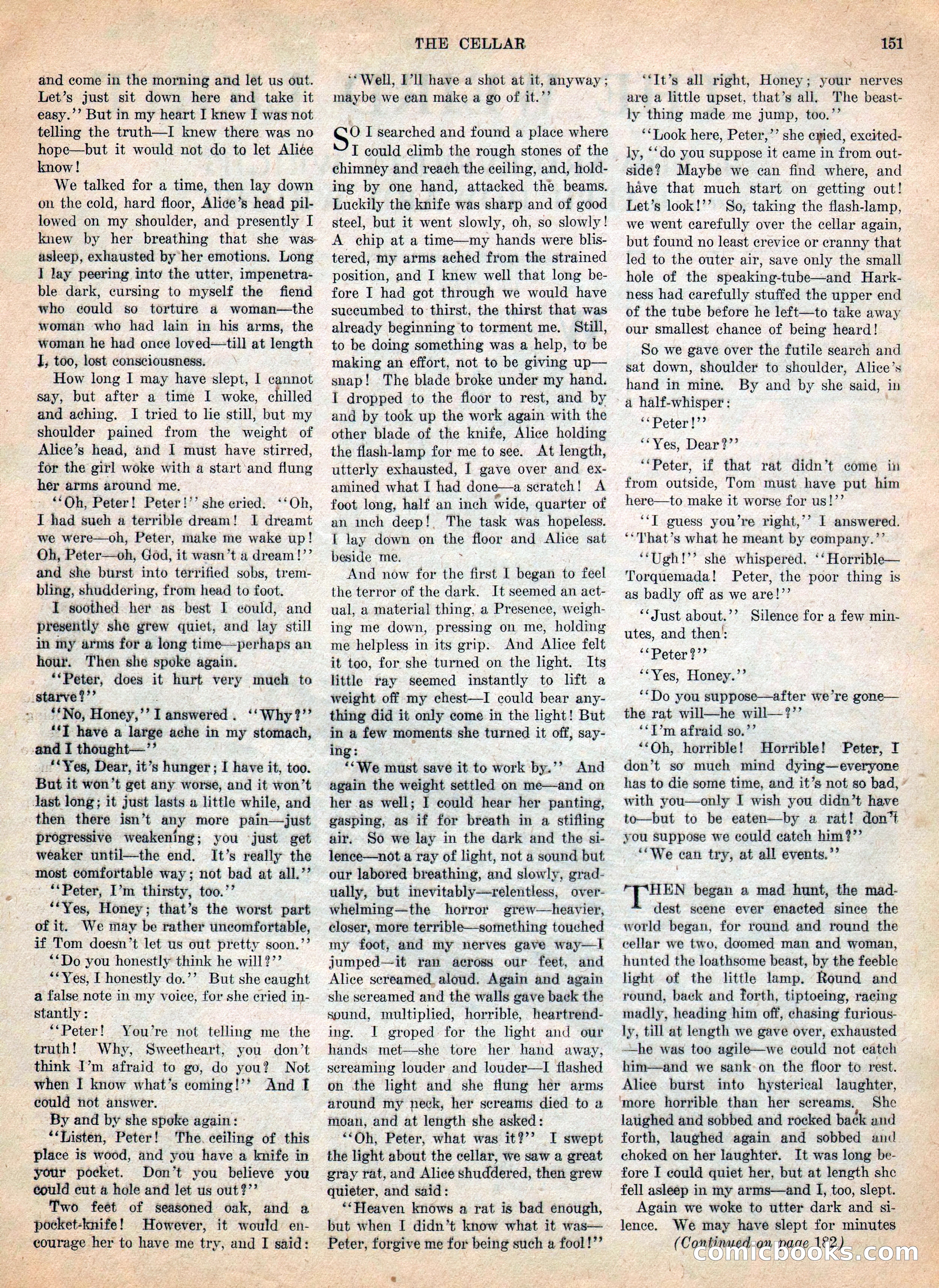 Weird Tales, Vol. IV, No. 2 — page 153 of 196