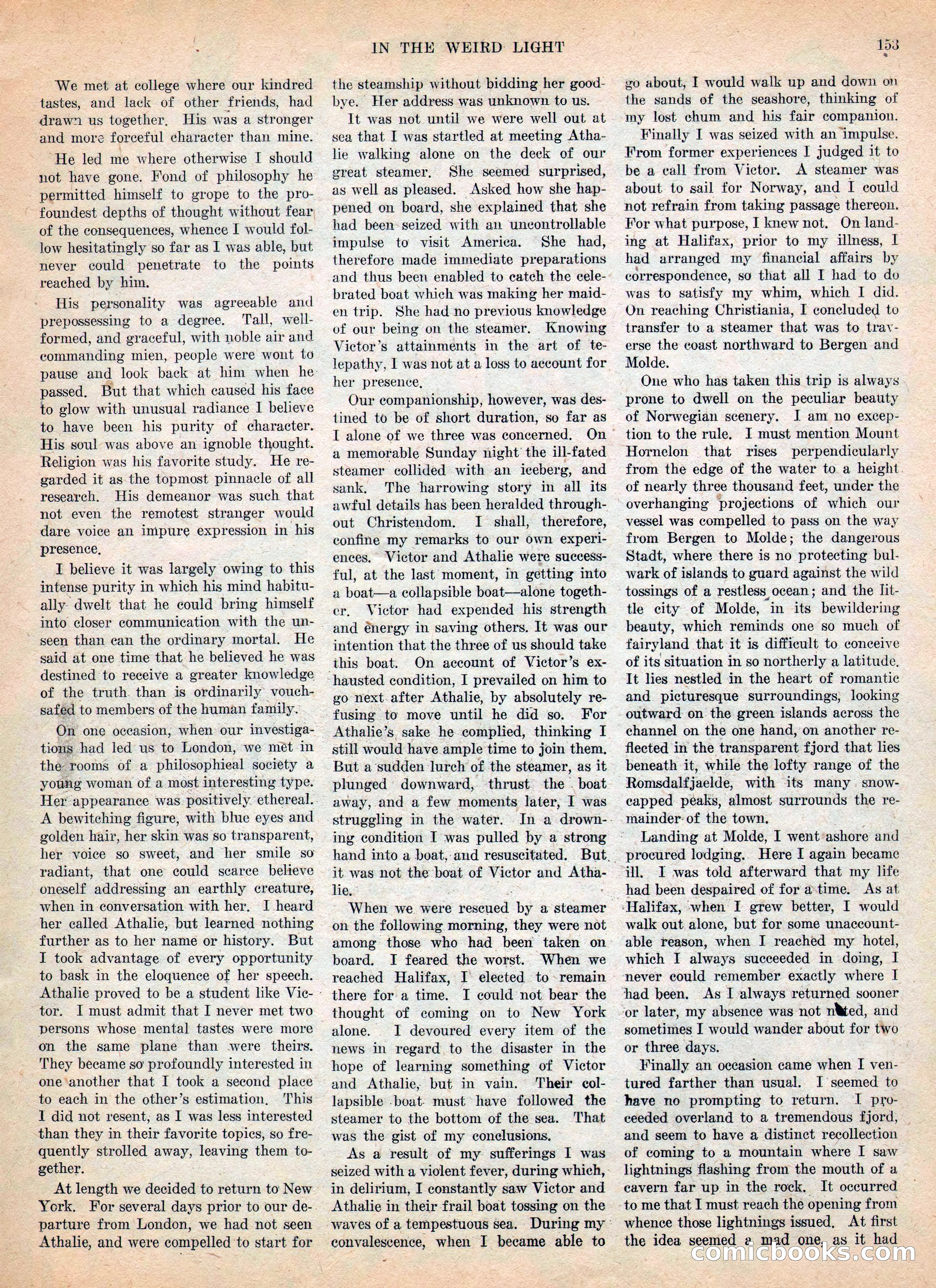Weird Tales, Vol. IV, No. 2 — page 155 of 196