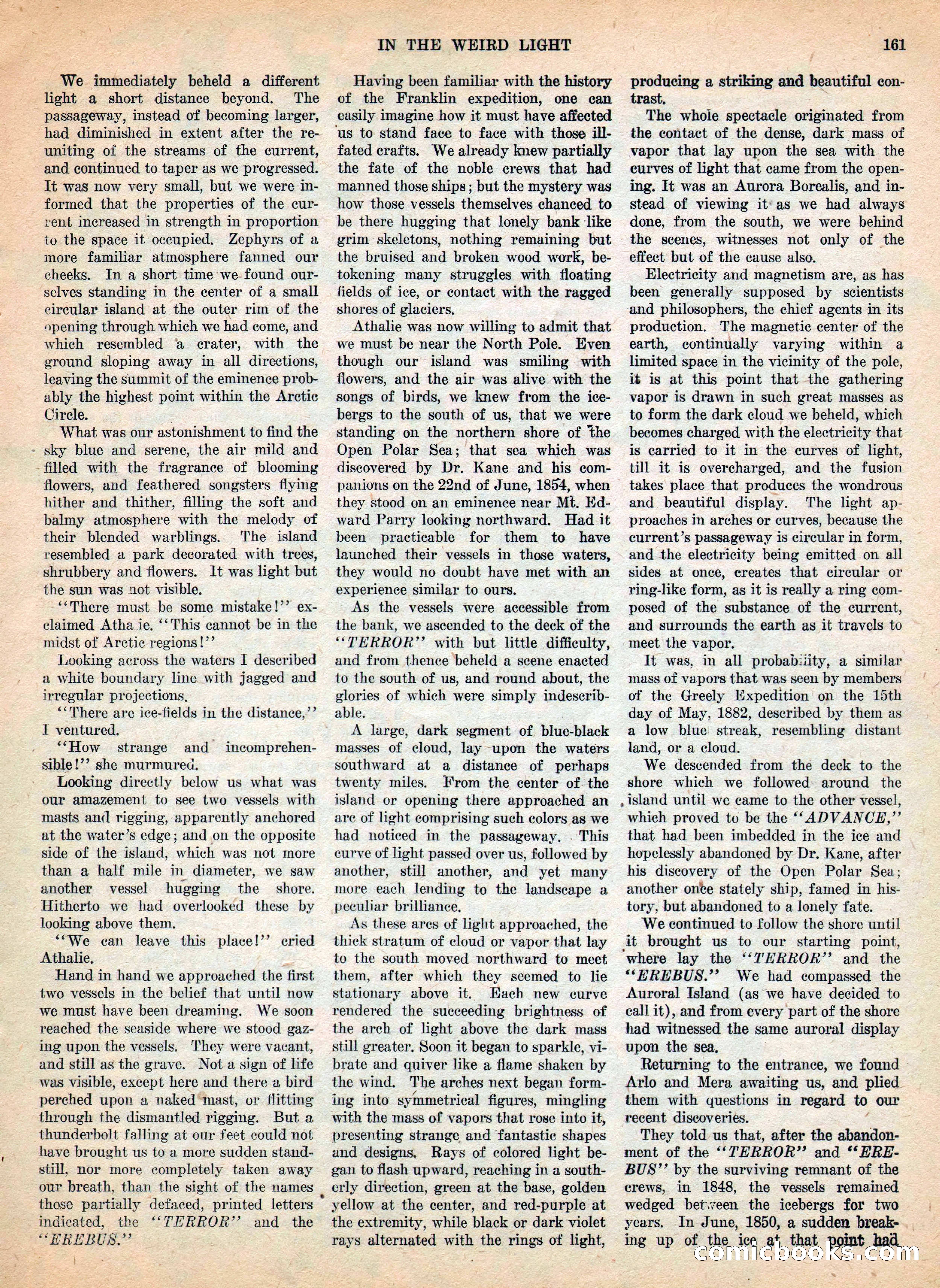 Weird Tales, Vol. IV, No. 2 — page 163 of 196