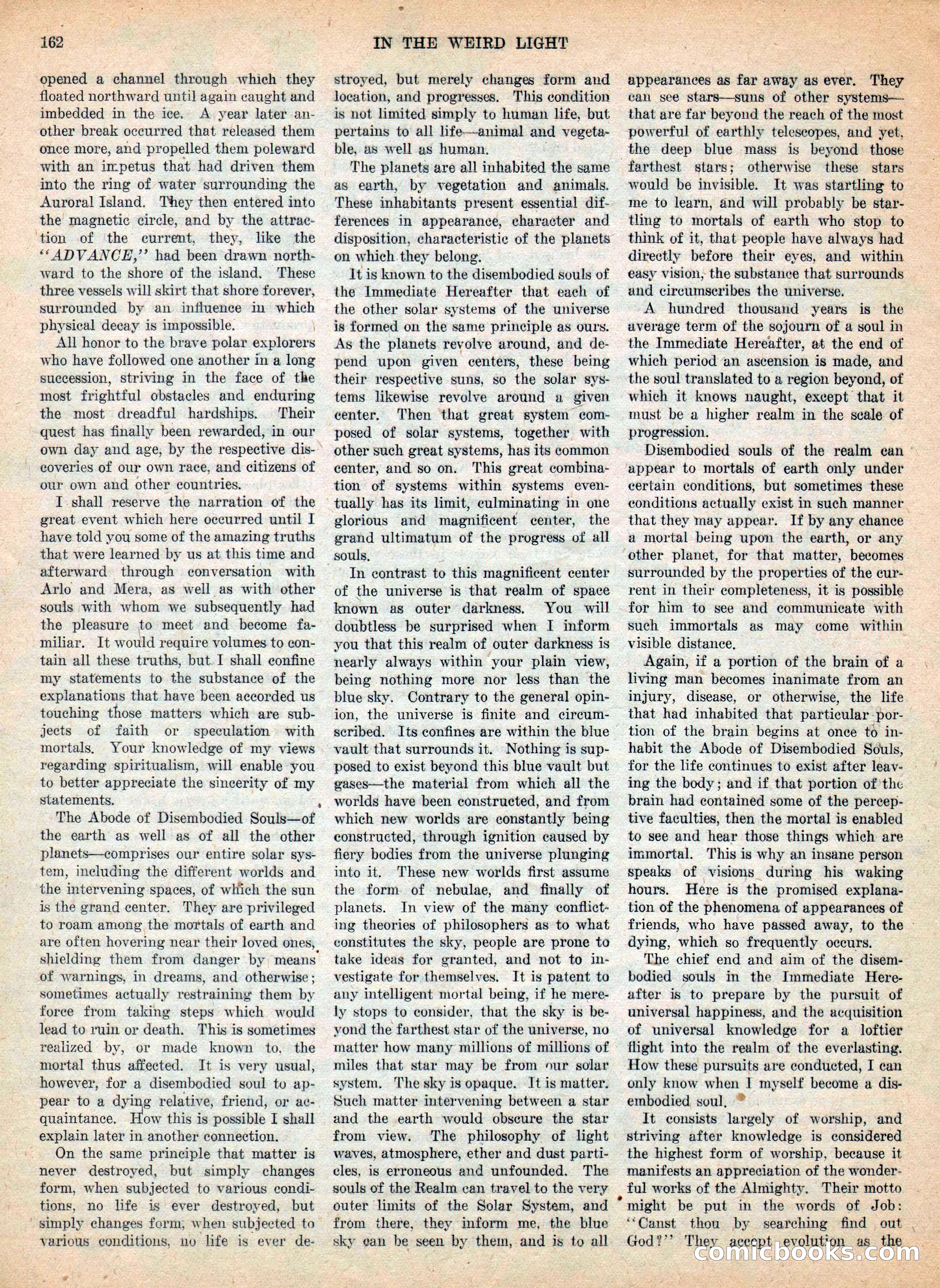 Weird Tales, Vol. IV, No. 2 — page 164 of 196