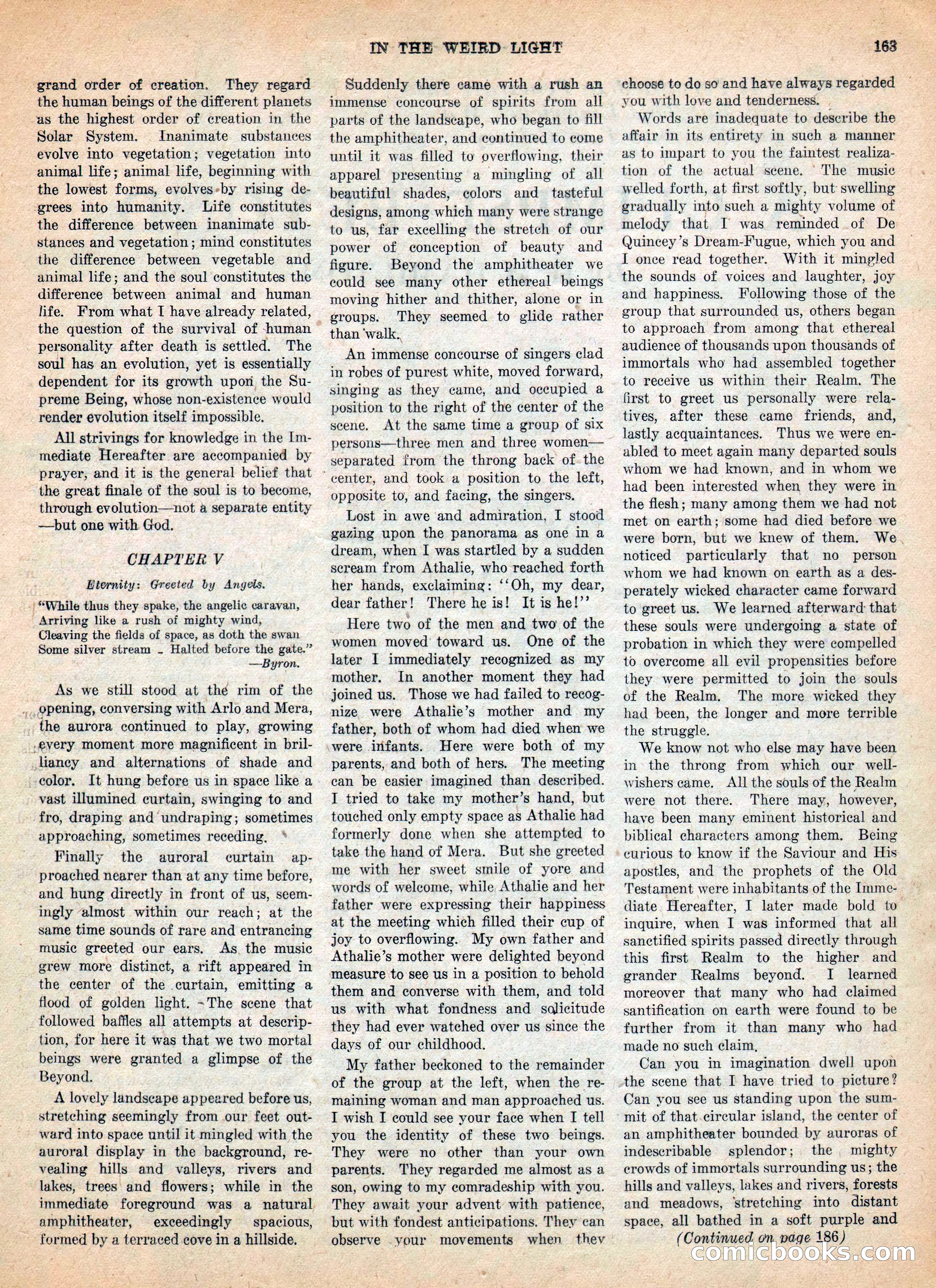 Weird Tales, Vol. IV, No. 2 — page 165 of 196