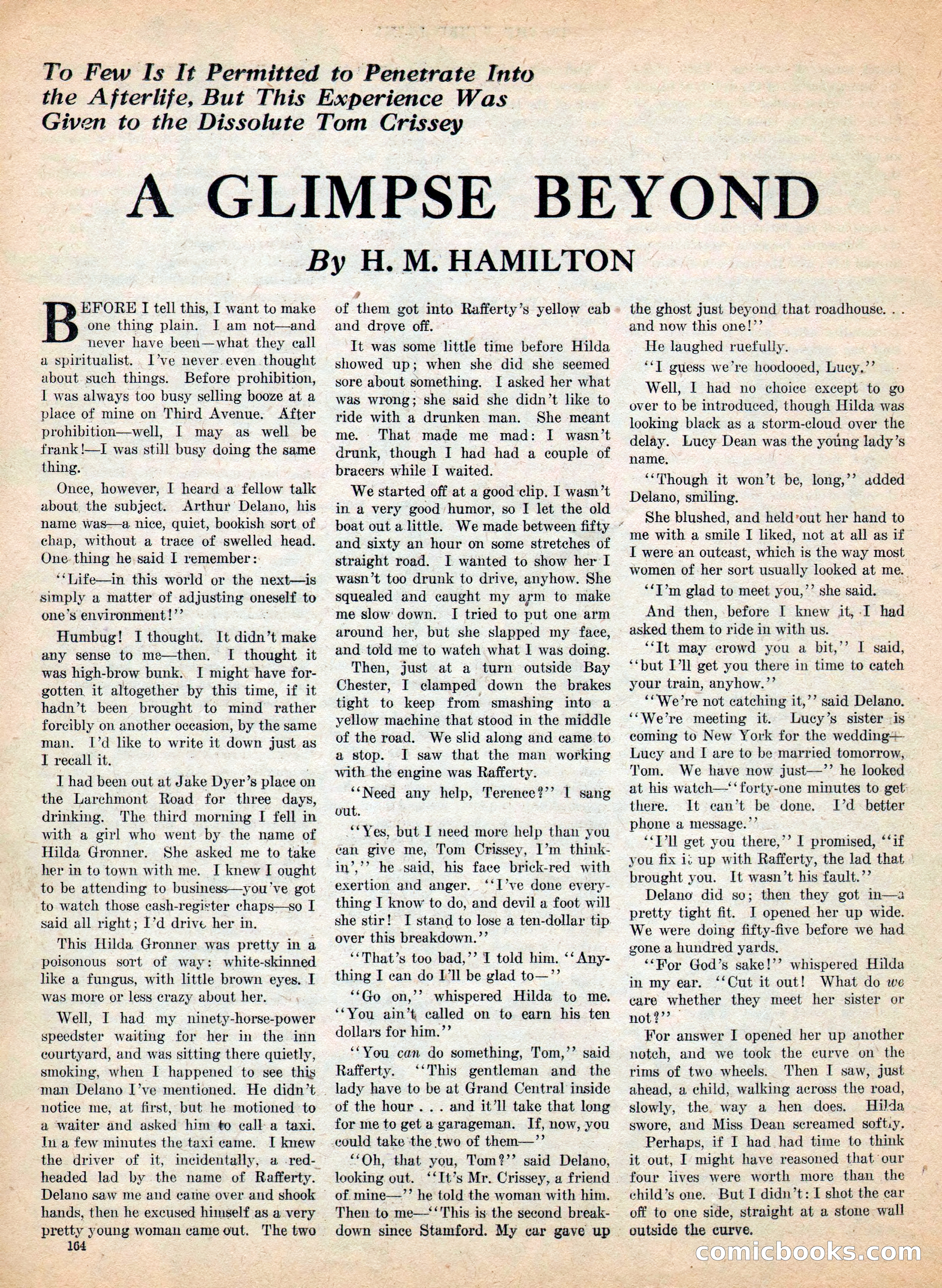 Weird Tales, Vol. IV, No. 2 — page 166 of 196