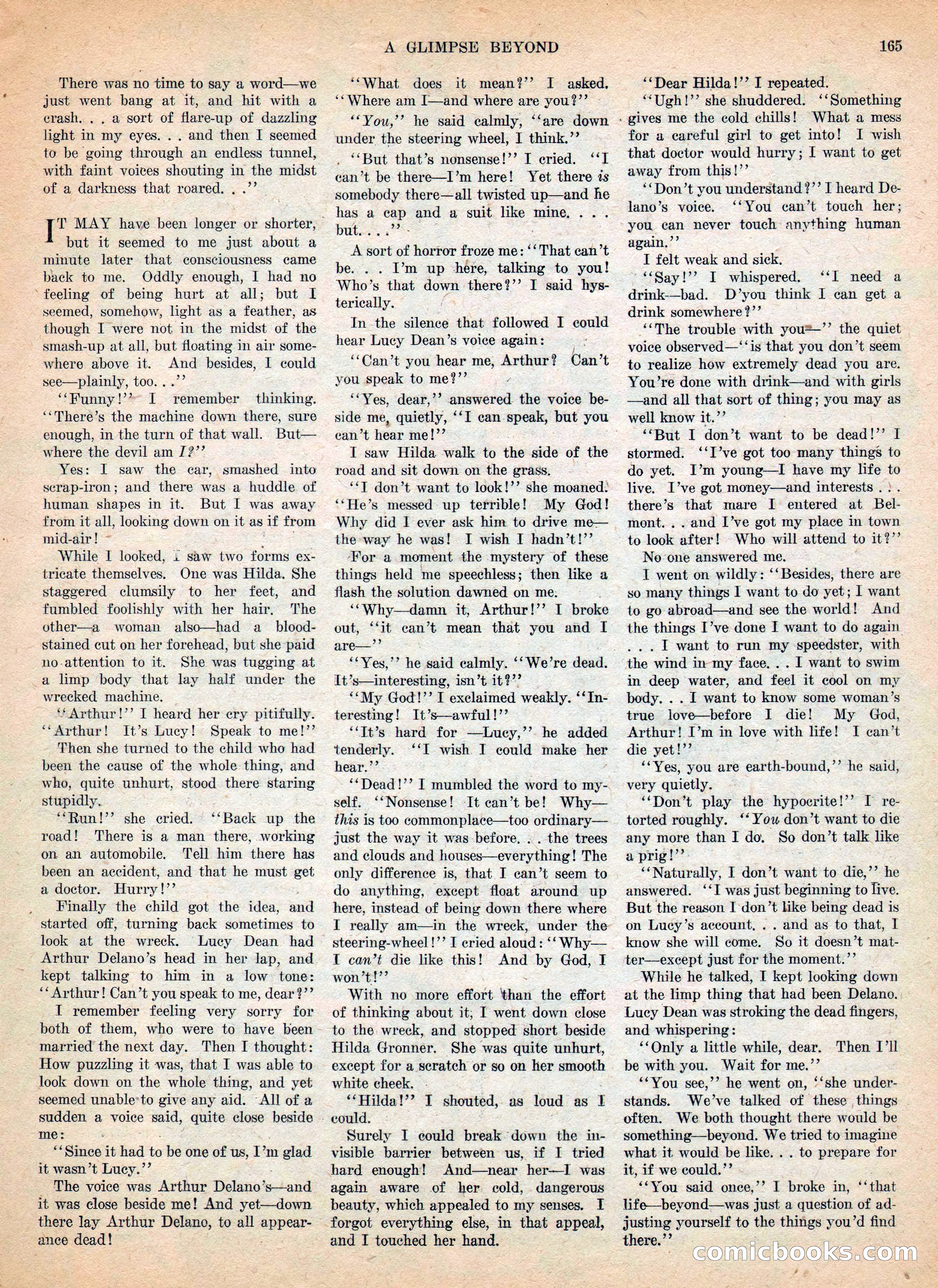 Weird Tales, Vol. IV, No. 2 — page 167 of 196