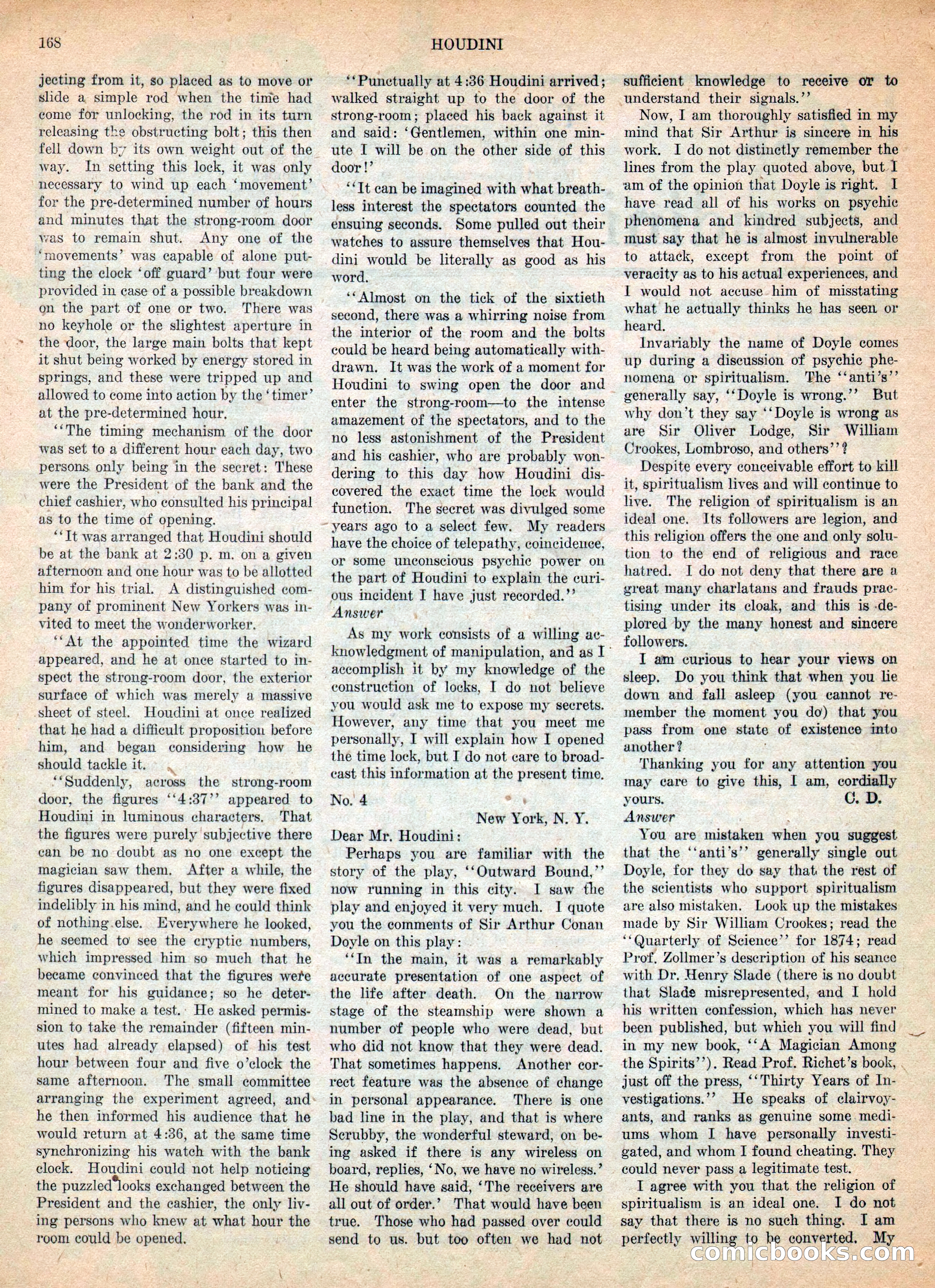 Weird Tales, Vol. IV, No. 2 — page 170 of 196