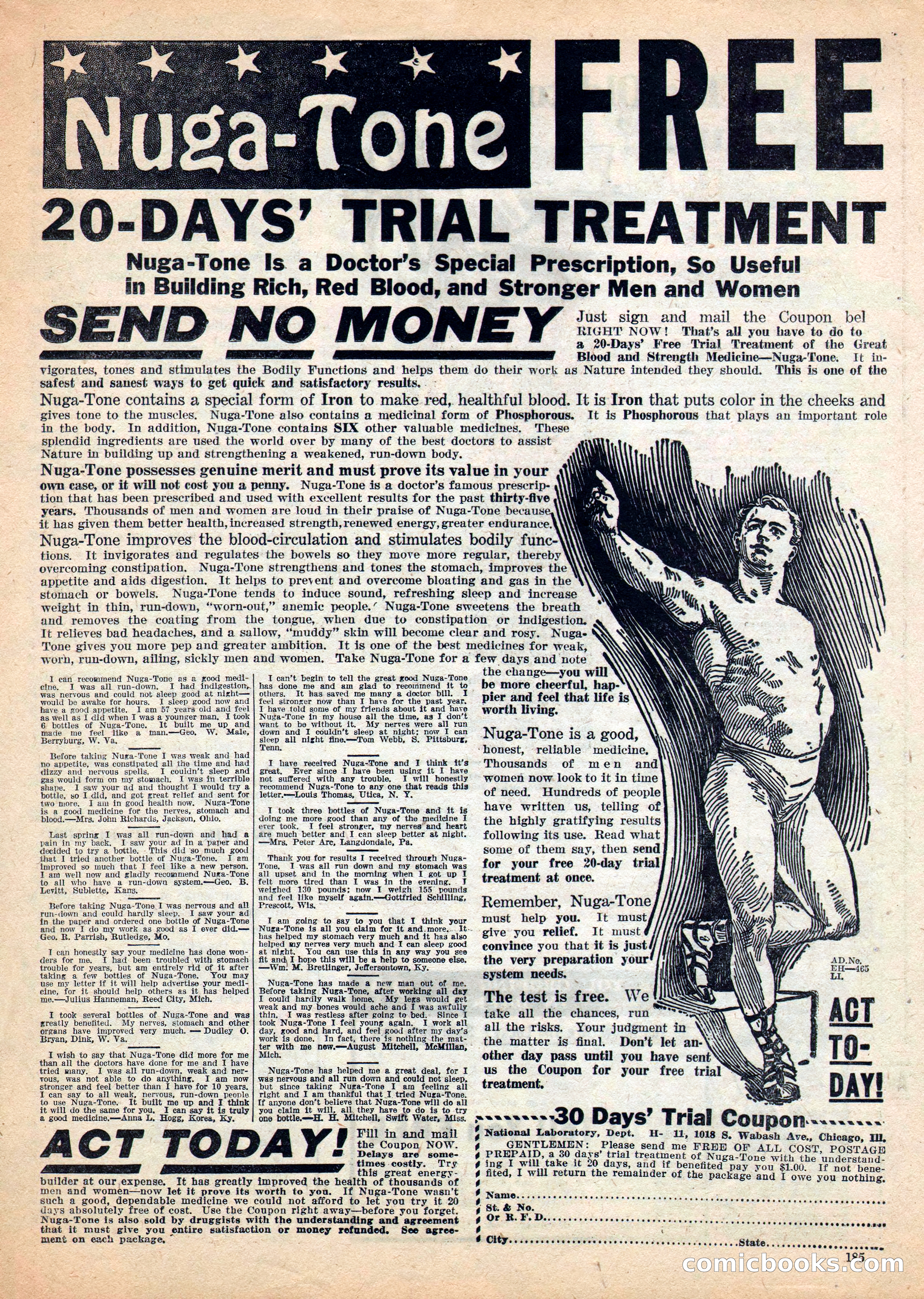 Weird Tales, Vol. IV, No. 2 — page 187 of 196