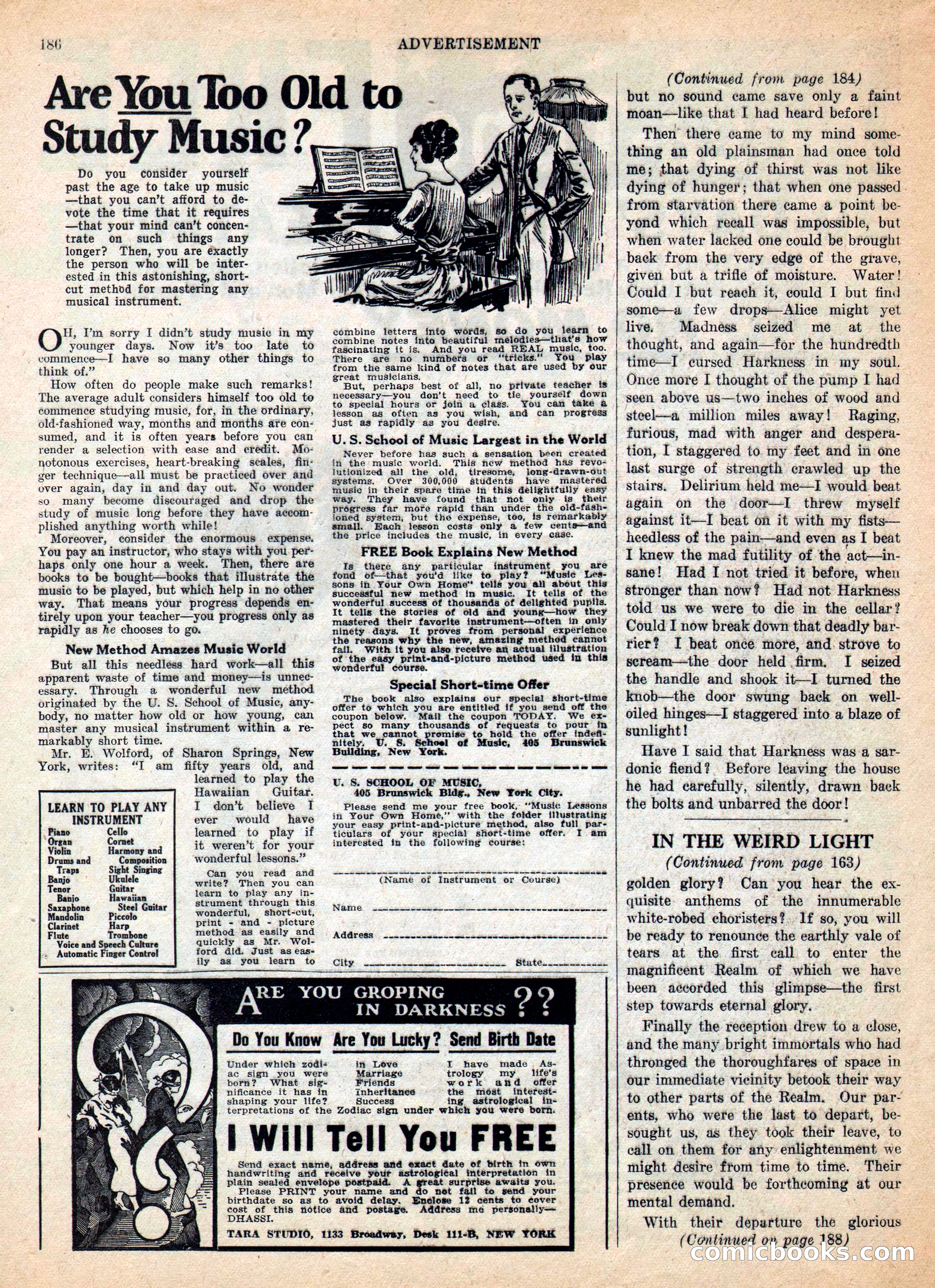 Weird Tales, Vol. IV, No. 2 — page 188 of 196