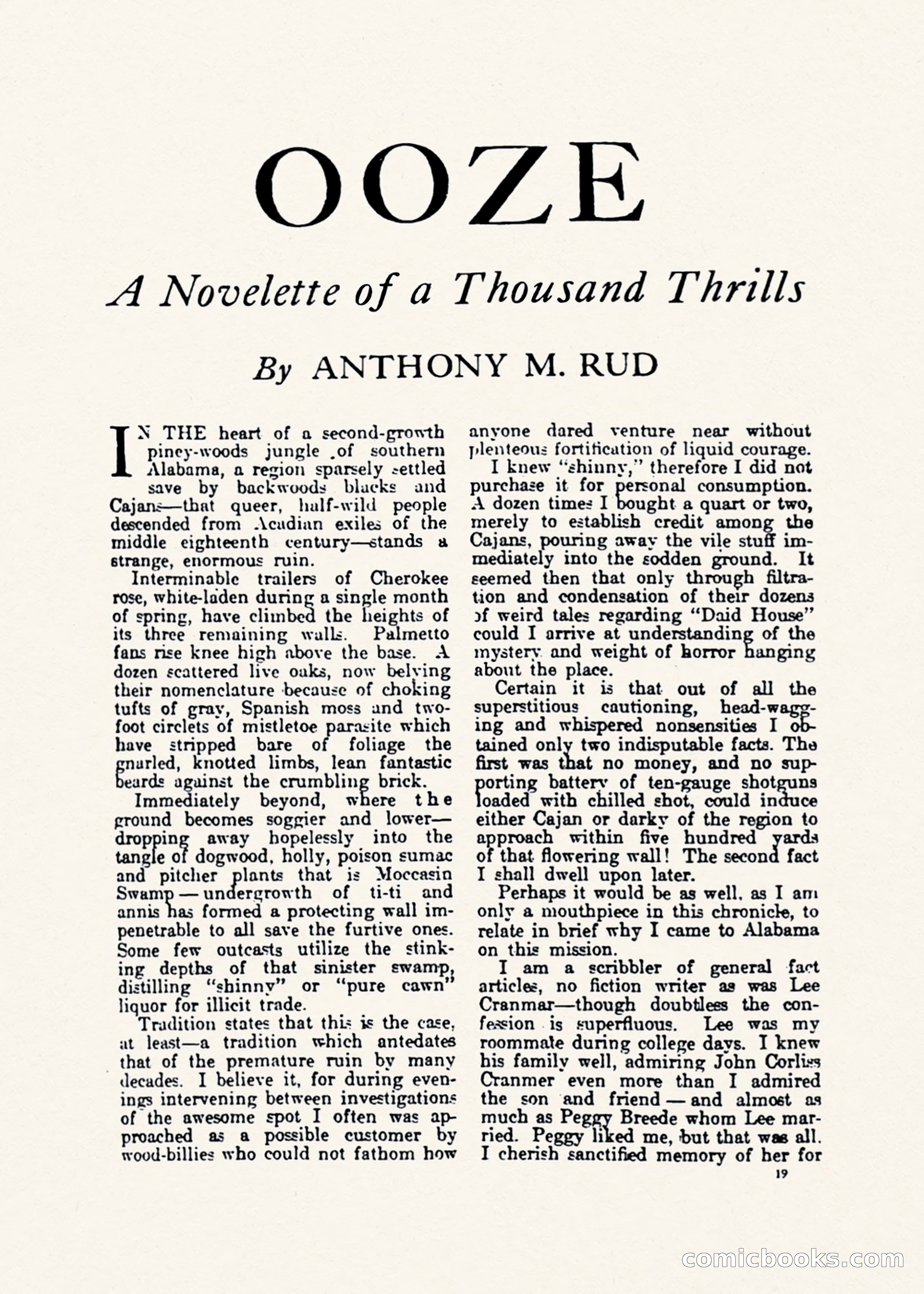Weird Tales, Vol. 1, No. 1 — page 20 of 194