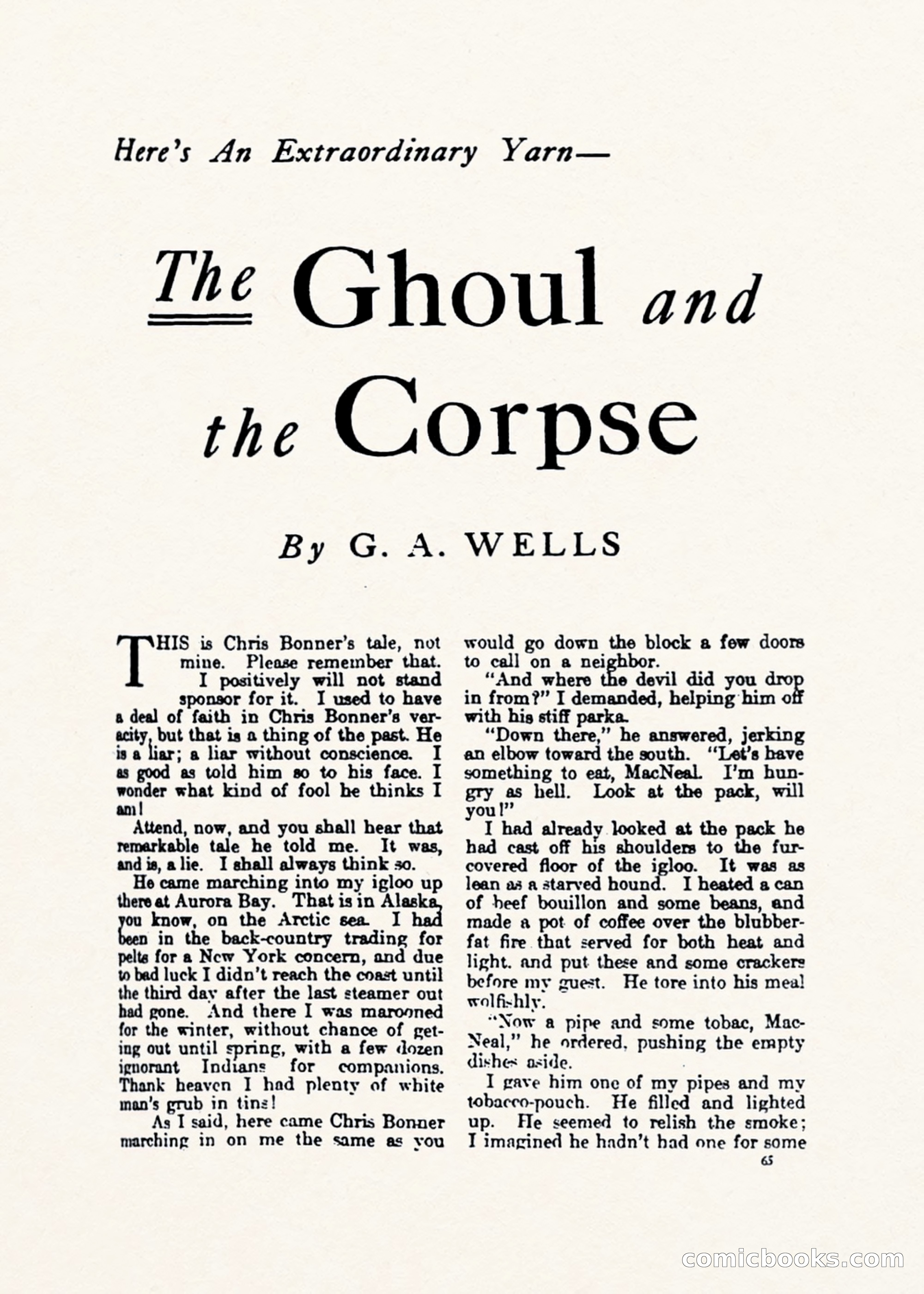 Weird Tales, Vol. 1, No. 1 — page 66 of 194
