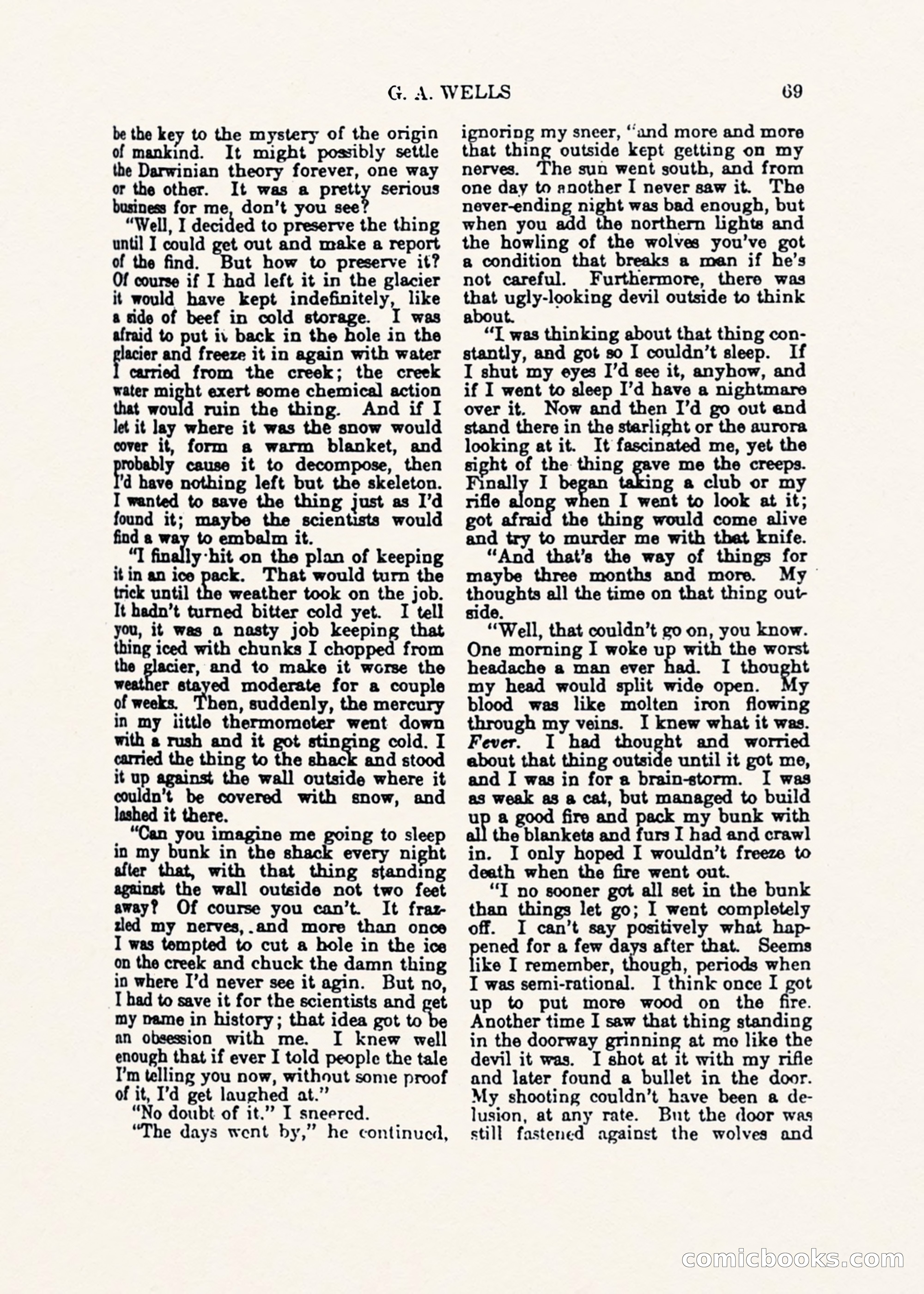 Weird Tales, Vol. 1, No. 1 — page 70 of 194
