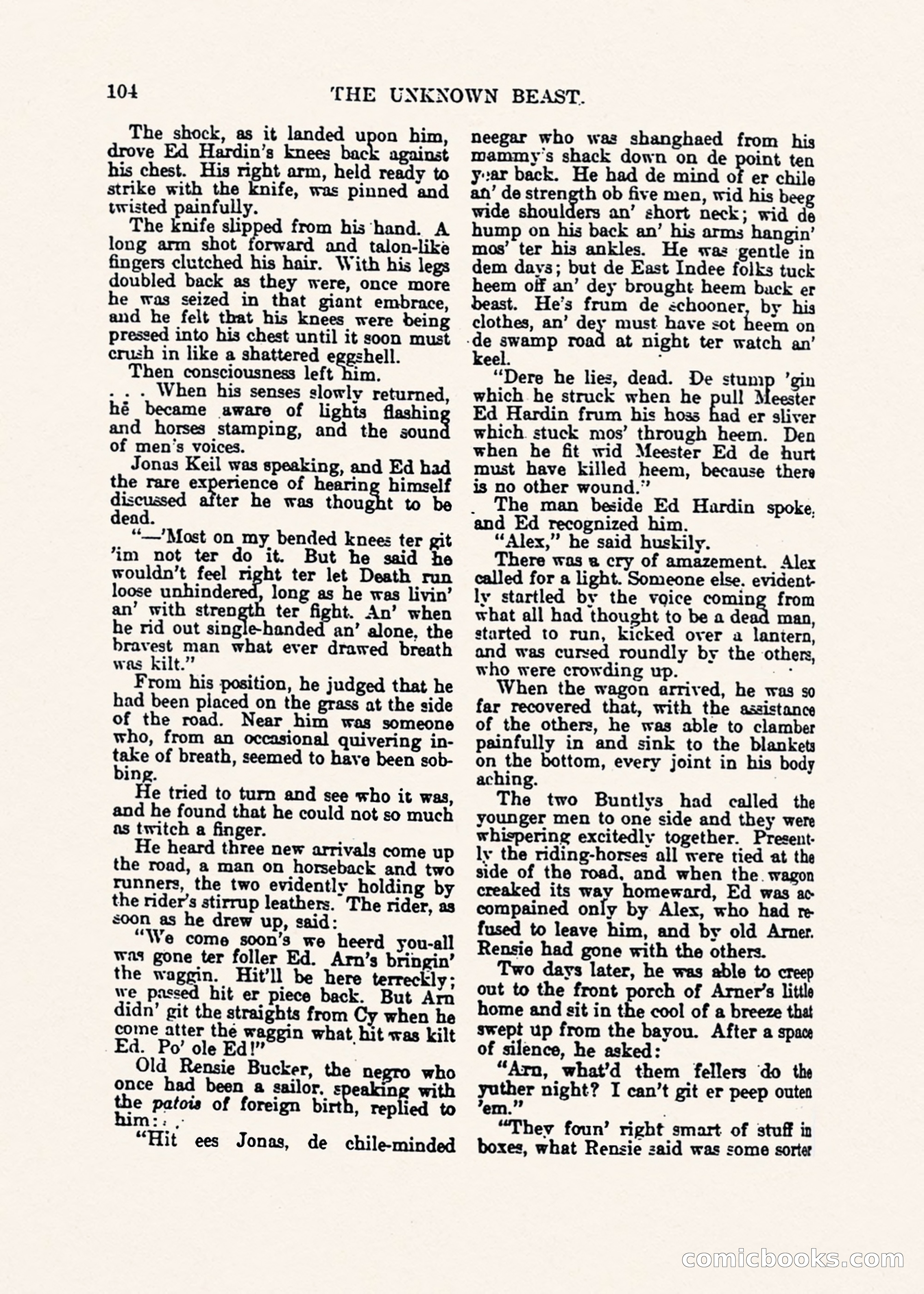Weird Tales, Vol. 1, No. 1 — page 105 of 194