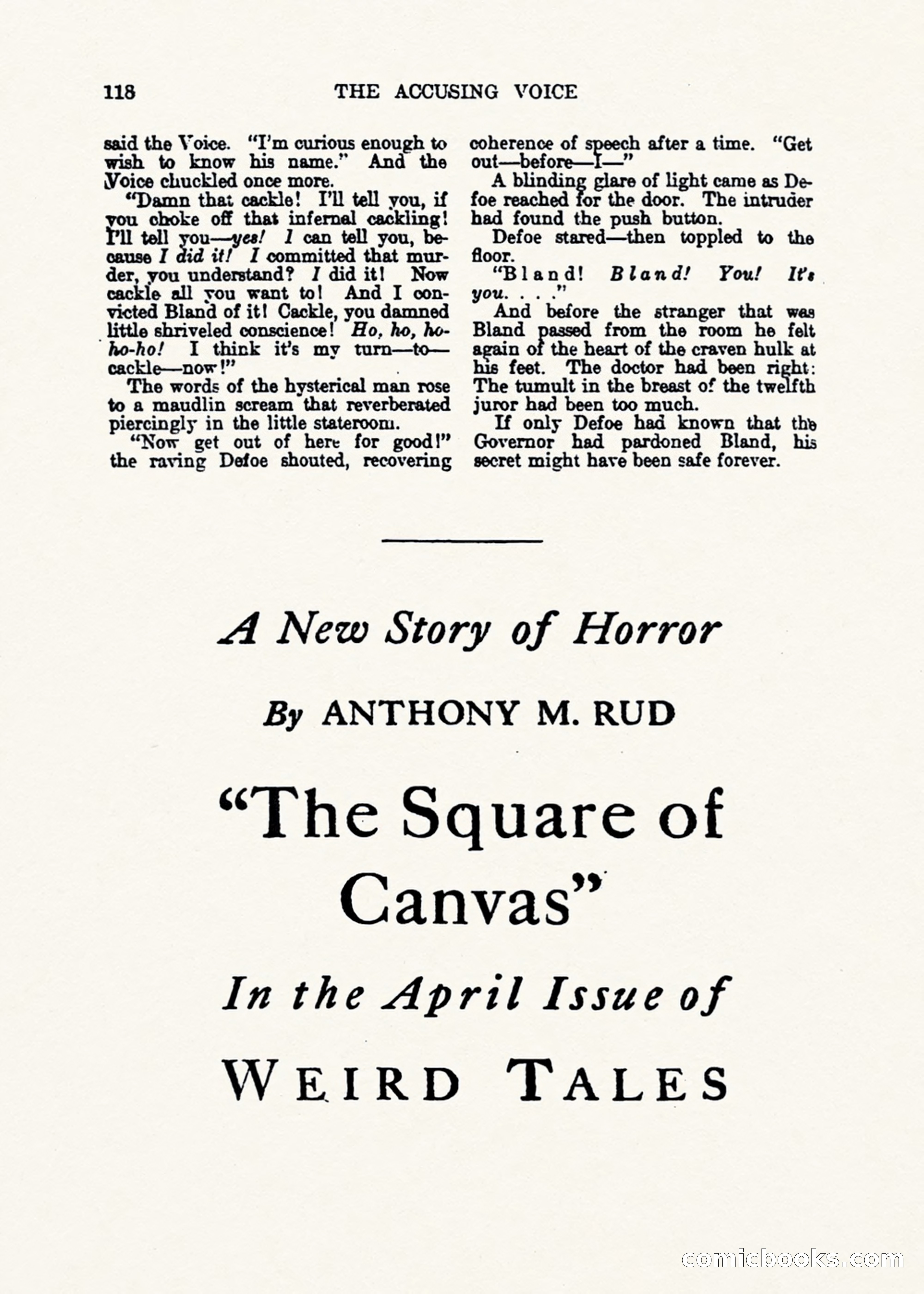 Weird Tales, Vol. 1, No. 1 — page 119 of 194
