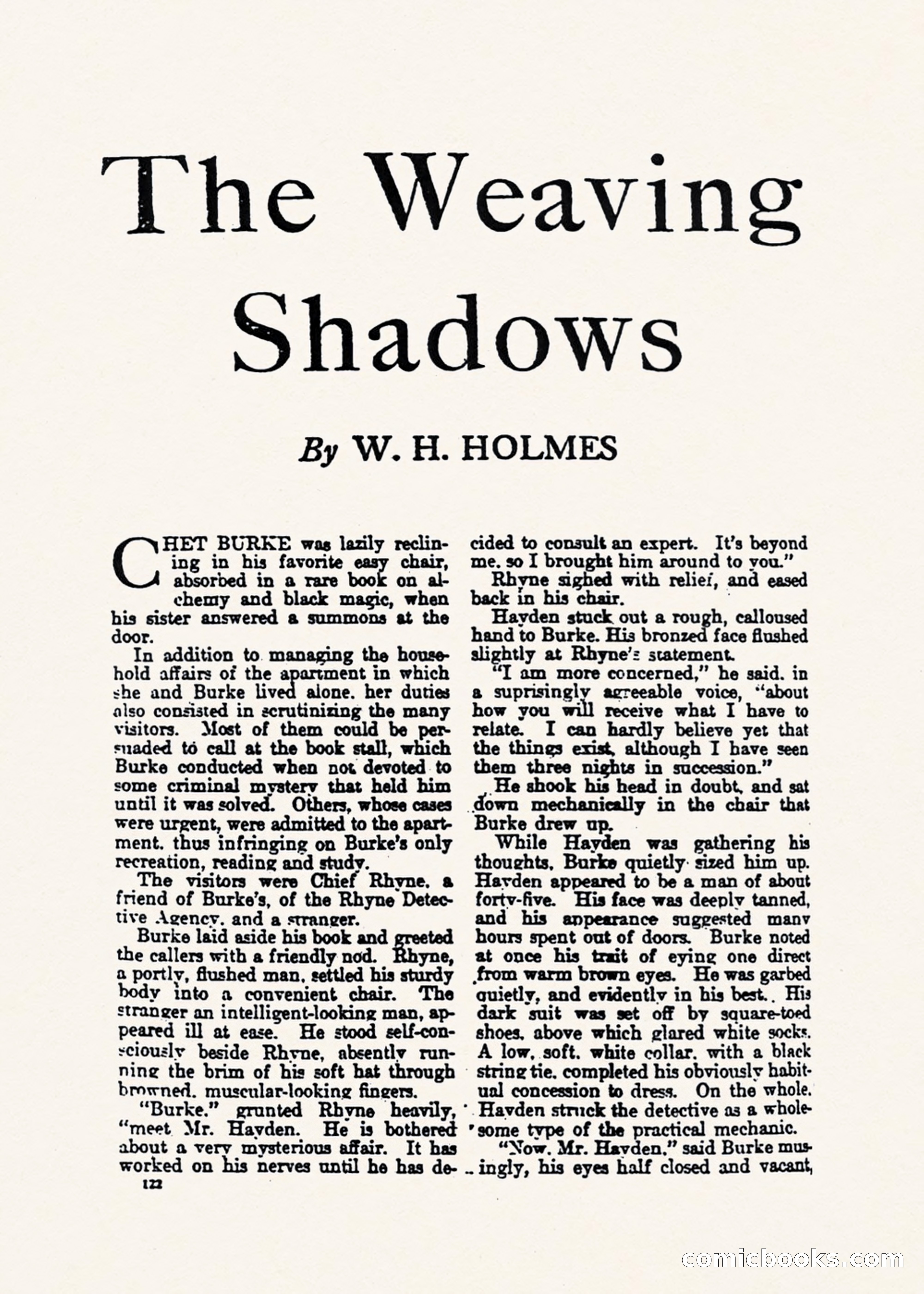 Weird Tales, Vol. 1, No. 1 — page 123 of 194