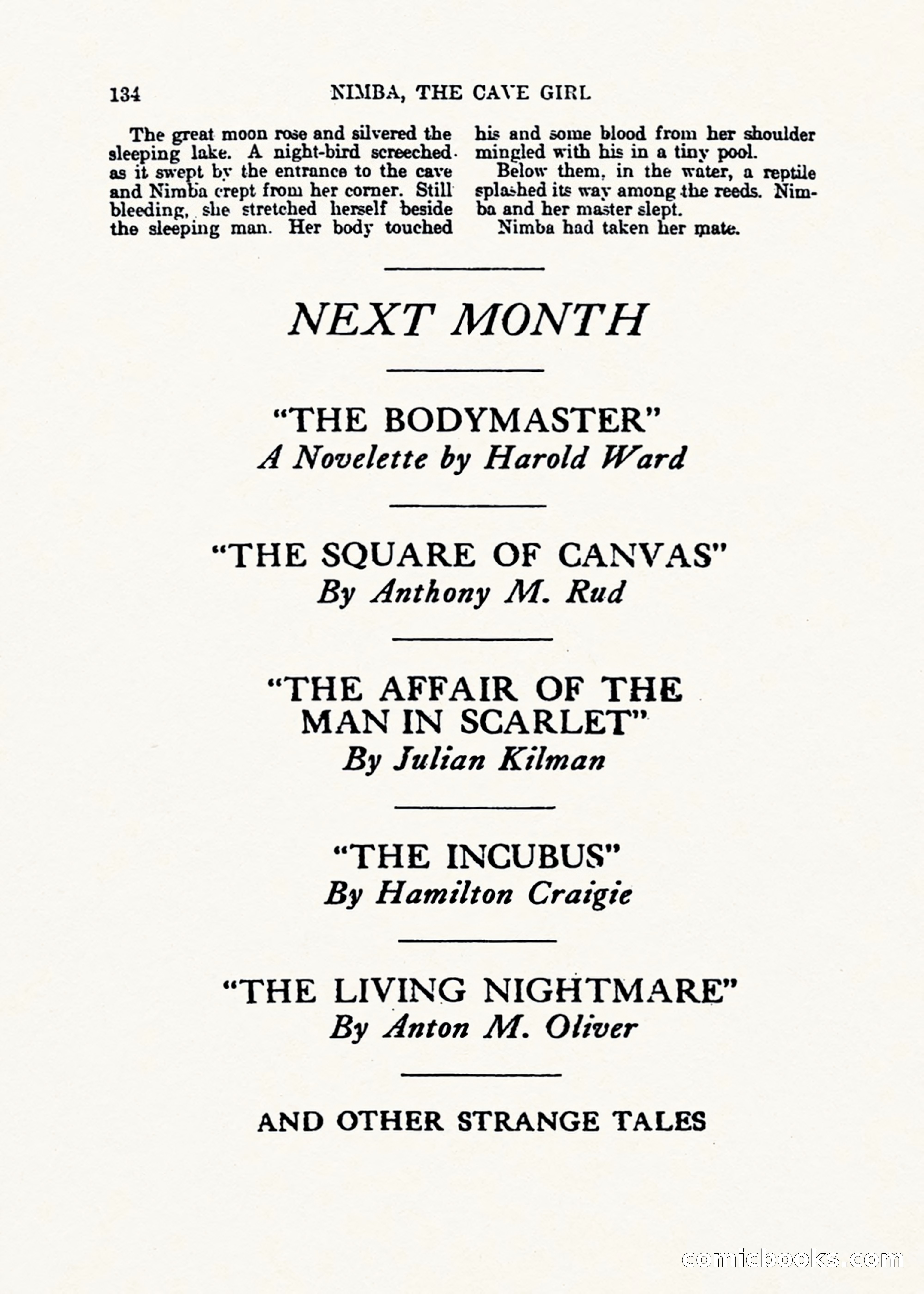 Weird Tales, Vol. 1, No. 1 — page 135 of 194