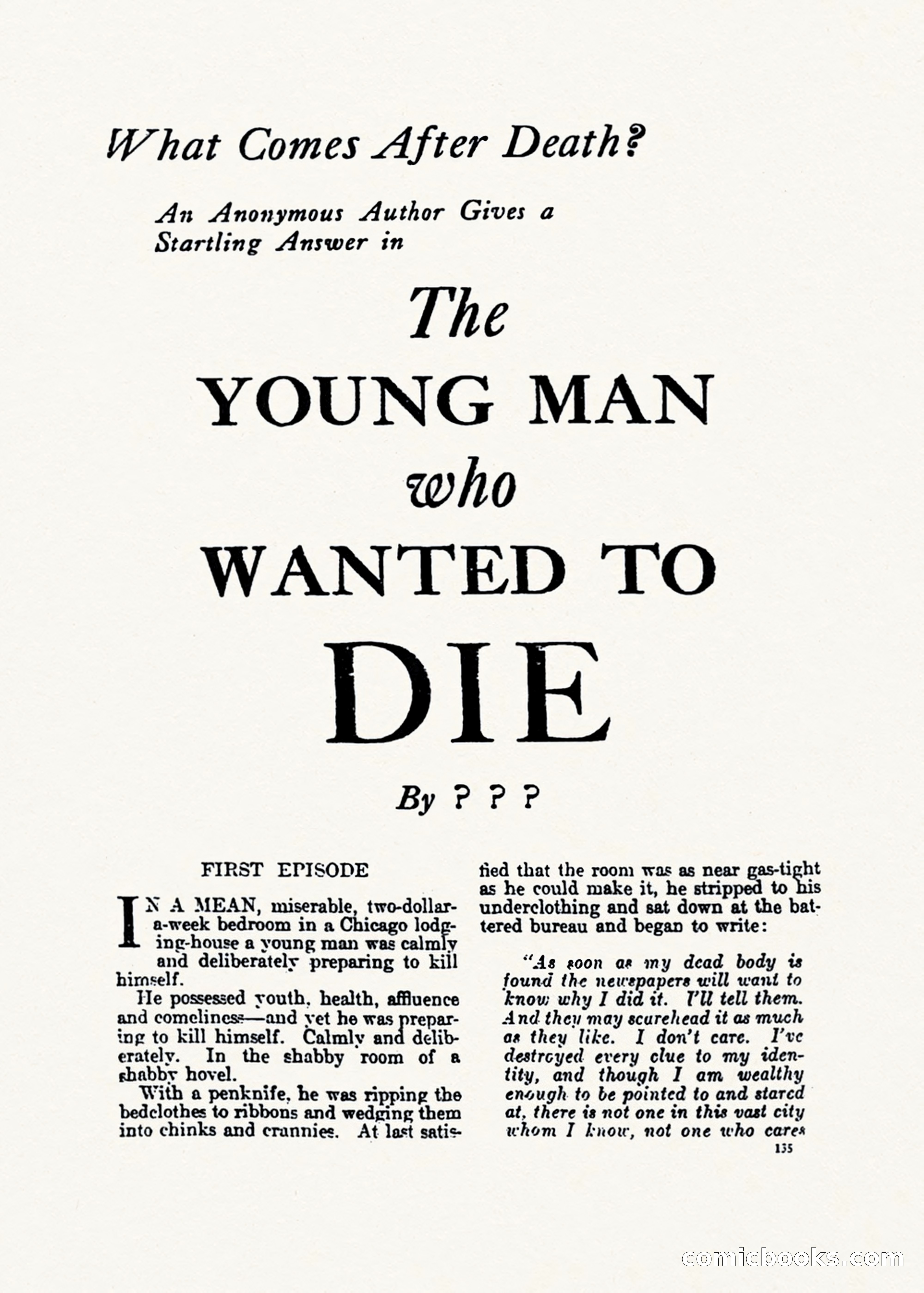 Weird Tales, Vol. 1, No. 1 — page 136 of 194