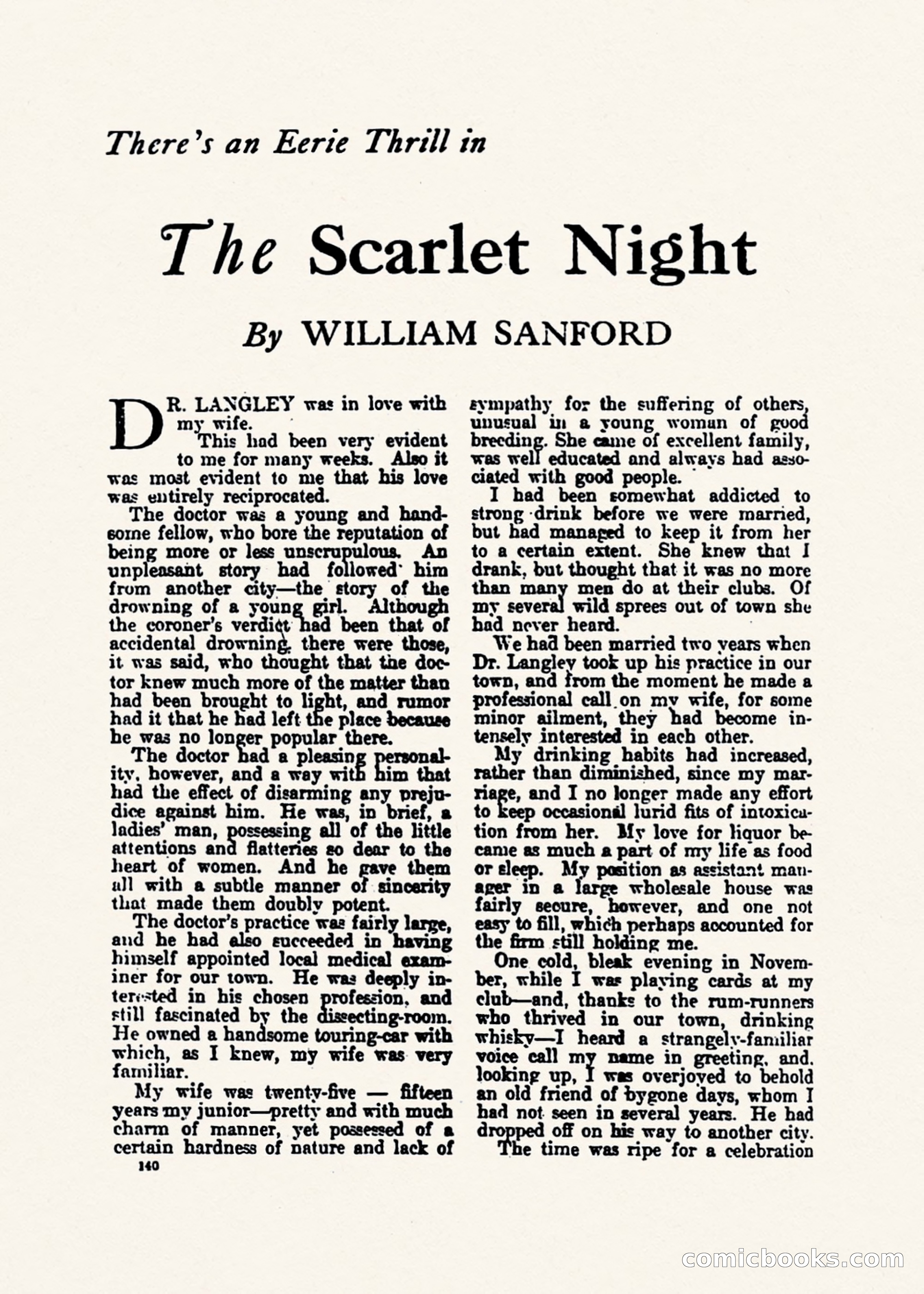 Weird Tales, Vol. 1, No. 1 — page 141 of 194